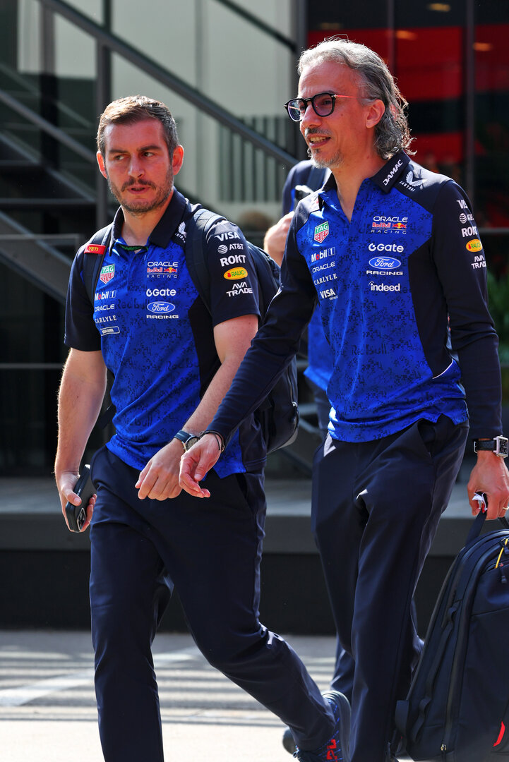 GP BELGIO, Laurent Mekies (FRA) Red Bull Racing Team Principal e CEO (Right).
16.07.2026. Formula 1 World Championship, Rd 10, Belgian Grand Prix, Spa Francorchamps, Belgium, Preparation Day.
- www.xpbimages.com, EMail: requests@xpbimages.com © Copyright: Bearne / XPB Images