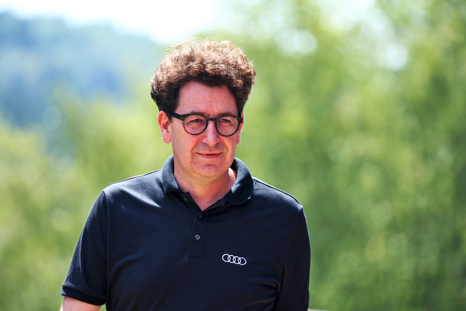 GP BELGIO, Mattia Binotto (ITA) Audi F1 Team Motorsport Chief Operating e Chief Technical Officer.
16.07.2026. Formula 1 World Championship, Rd 10, Belgian Grand Prix, Spa Francorchamps, Belgium, Preparation Day.
- www.xpbimages.com, EMail: requests@xpbimages.com © Copyright: Bearne / XPB Images