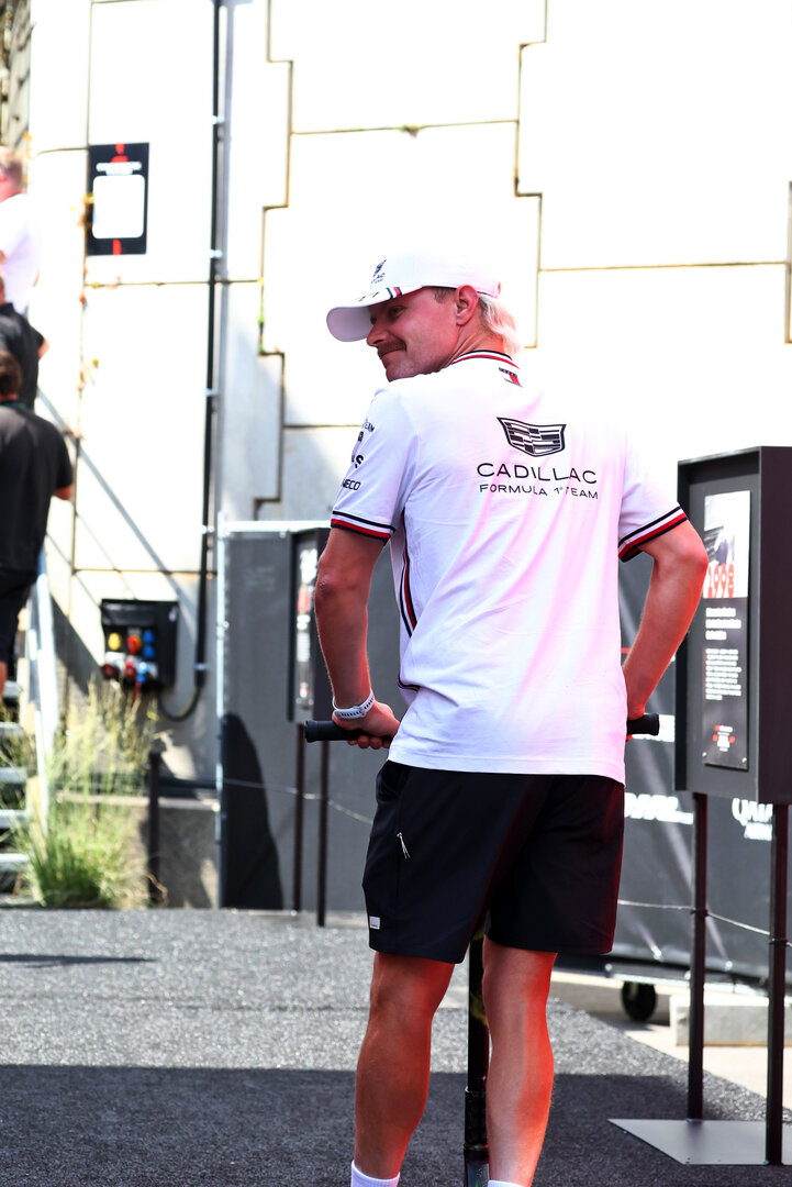 GP BELGIO, Valtteri Bottas (FIN) Cadillac Formula 1 Team.
16.07.2026. Formula 1 World Championship, Rd 10, Belgian Grand Prix, Spa Francorchamps, Belgium, Preparation Day.
- www.xpbimages.com, EMail: requests@xpbimages.com © Copyright: Bearne / XPB Images