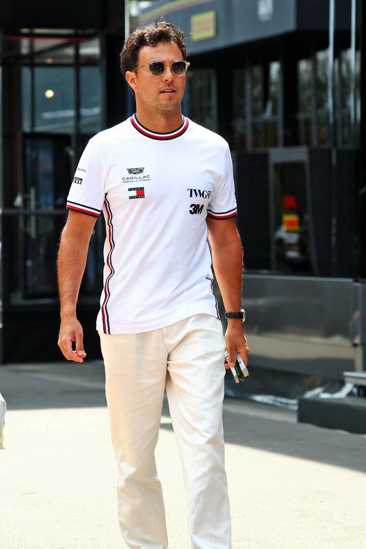 GP BELGIO, Sergio Perez (MEX) Cadillac Formula 1 Team.
16.07.2026. Formula 1 World Championship, Rd 10, Belgian Grand Prix, Spa Francorchamps, Belgium, Preparation Day.
- www.xpbimages.com, EMail: requests@xpbimages.com © Copyright: Bearne / XPB Images