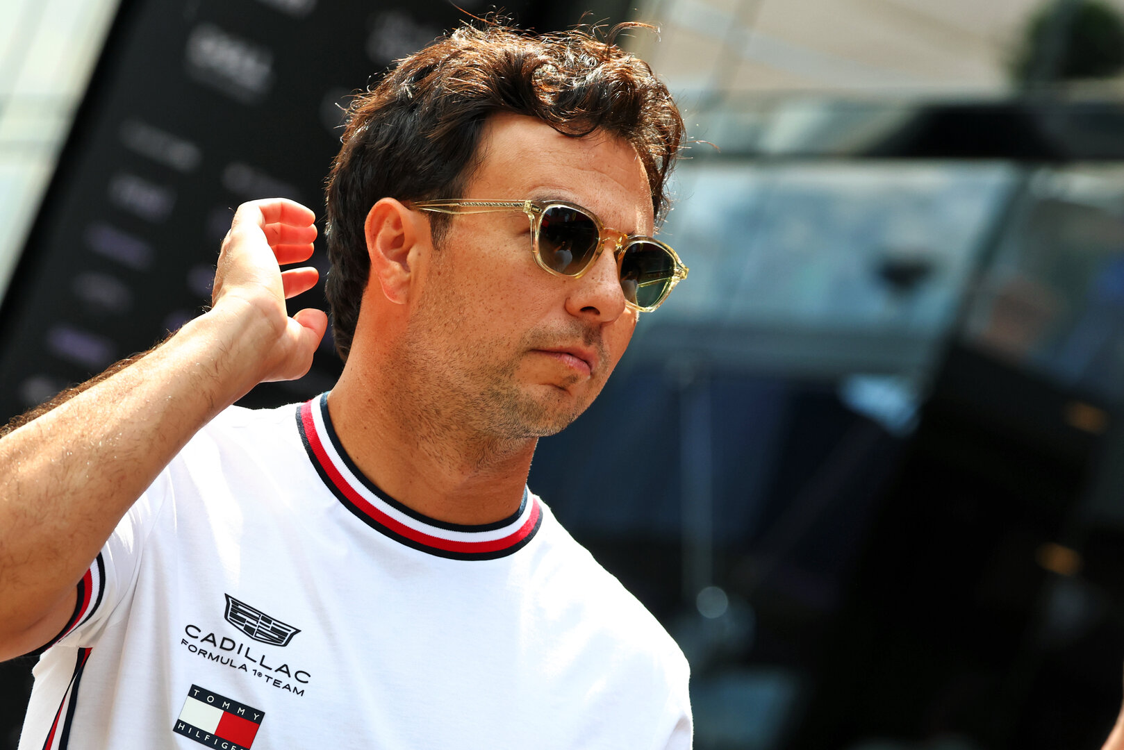 GP BELGIO, Sergio Perez (MEX) Cadillac Formula 1 Team.
16.07.2026. Formula 1 World Championship, Rd 10, Belgian Grand Prix, Spa Francorchamps, Belgium, Preparation Day.
- www.xpbimages.com, EMail: requests@xpbimages.com © Copyright: Bearne / XPB Images