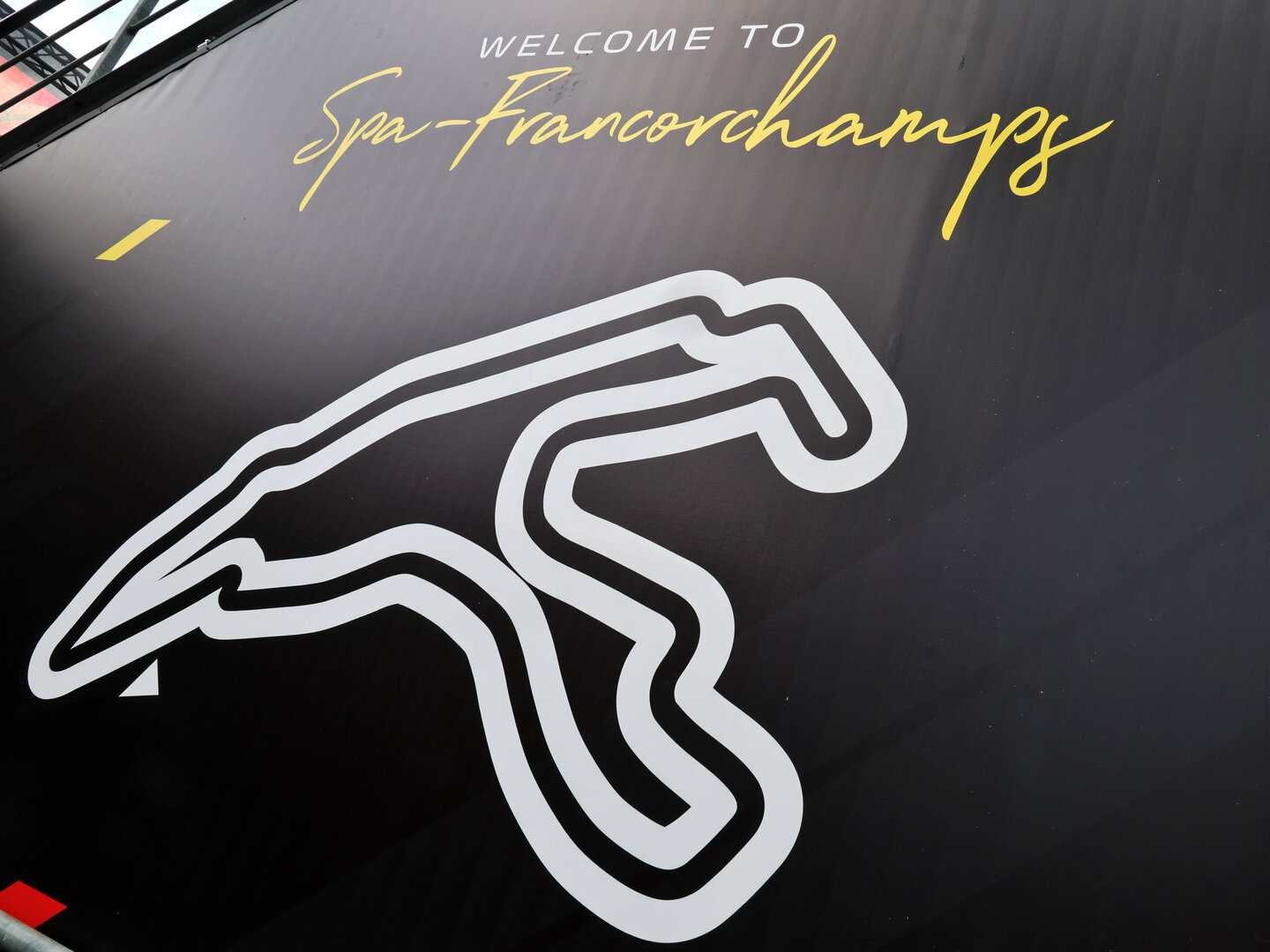 GP BELGIO, Spa-Francorhamps logo.
16.07.2026. Formula 1 World Championship, Rd 10, Belgian Grand Prix, Spa Francorchamps, Belgium, Preparation Day.
- www.xpbimages.com, EMail: requests@xpbimages.com © Copyright: Batchelor / XPB Images