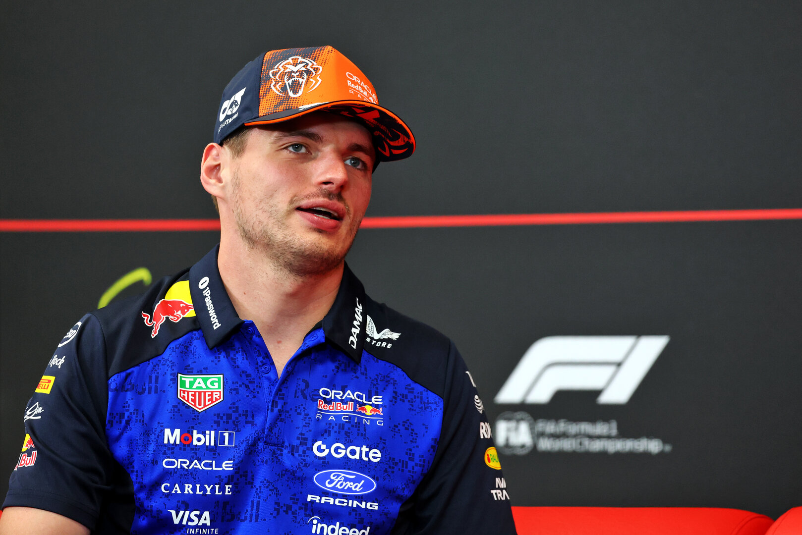 GP BELGIO, Max Verstappen (NLD) Red Bull Racing in the FIA Press Conference.
16.07.2026. Formula 1 World Championship, Rd 10, Belgian Grand Prix, Spa Francorchamps, Belgium, Preparation Day.
- www.xpbimages.com, EMail: requests@xpbimages.com © Copyright: Bearne / XPB Images