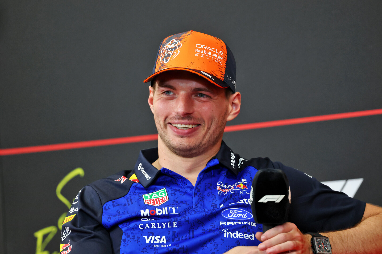 GP BELGIO, Max Verstappen (NLD) Red Bull Racing in the FIA Press Conference.
16.07.2026. Formula 1 World Championship, Rd 10, Belgian Grand Prix, Spa Francorchamps, Belgium, Preparation Day.
- www.xpbimages.com, EMail: requests@xpbimages.com © Copyright: Bearne / XPB Images