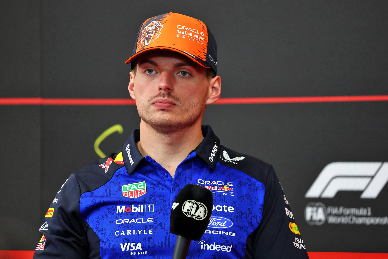 GP BELGIO, Max Verstappen (NLD) Red Bull Racing in the FIA Press Conference.
16.07.2026. Formula 1 World Championship, Rd 10, Belgian Grand Prix, Spa Francorchamps, Belgium, Preparation Day.
- www.xpbimages.com, EMail: requests@xpbimages.com © Copyright: Bearne / XPB Images