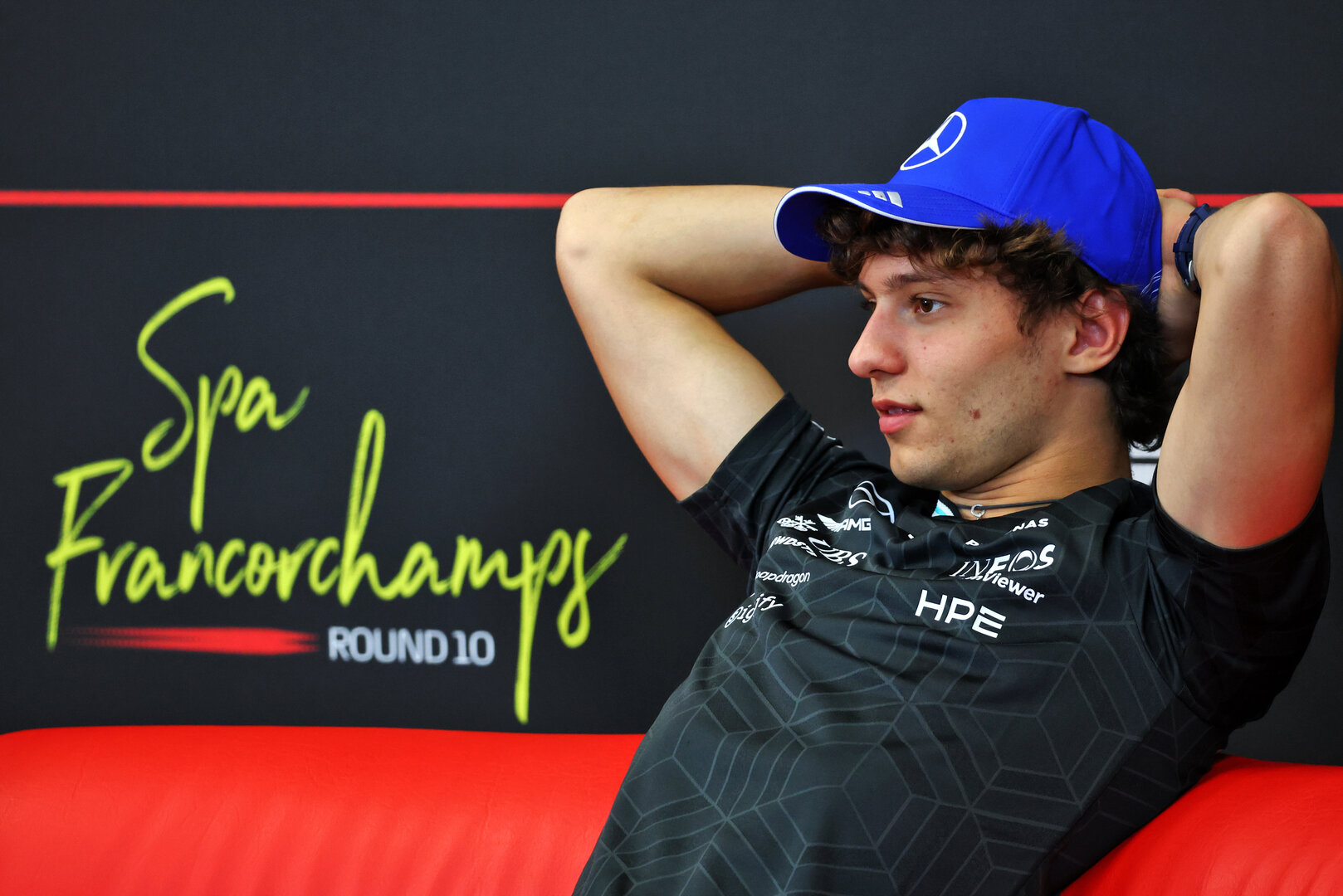 GP BELGIO, Andrea Kimi Antonelli (ITA) Mercedes AMG Formula One Team in the FIA Press Conference.
16.07.2026. Formula 1 World Championship, Rd 10, Belgian Grand Prix, Spa Francorchamps, Belgium, Preparation Day.
- www.xpbimages.com, EMail: requests@xpbimages.com © Copyright: Bearne / XPB Images