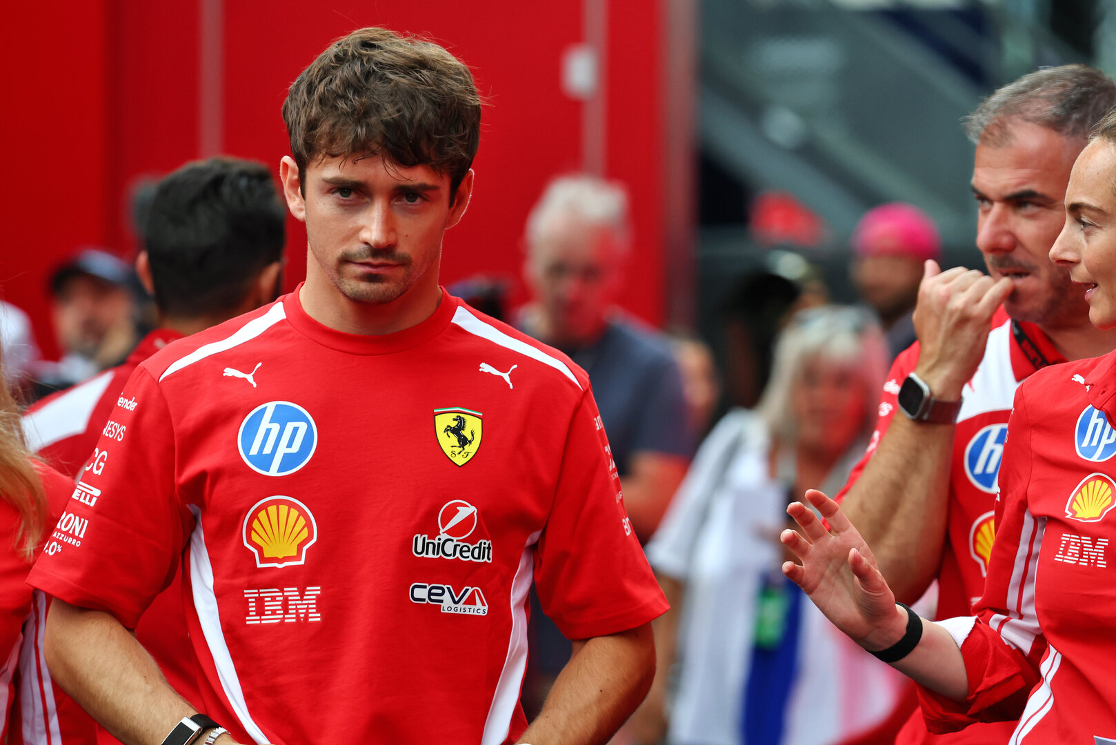 GP BELGIO, Charles Leclerc (MON) Ferrari.
16.07.2026. Formula 1 World Championship, Rd 10, Belgian Grand Prix, Spa Francorchamps, Belgium, Preparation Day.
- www.xpbimages.com, EMail: requests@xpbimages.com © Copyright: Bearne / XPB Images