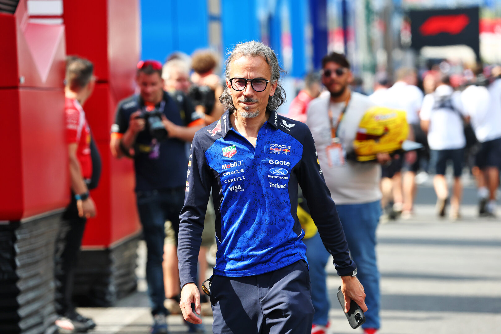 GP BELGIO, Laurent Mekies (FRA) Red Bull Racing Team Principal e CEO.
16.07.2026. Formula 1 World Championship, Rd 10, Belgian Grand Prix, Spa Francorchamps, Belgium, Preparation Day.
- www.xpbimages.com, EMail: requests@xpbimages.com © Copyright: Bearne / XPB Images