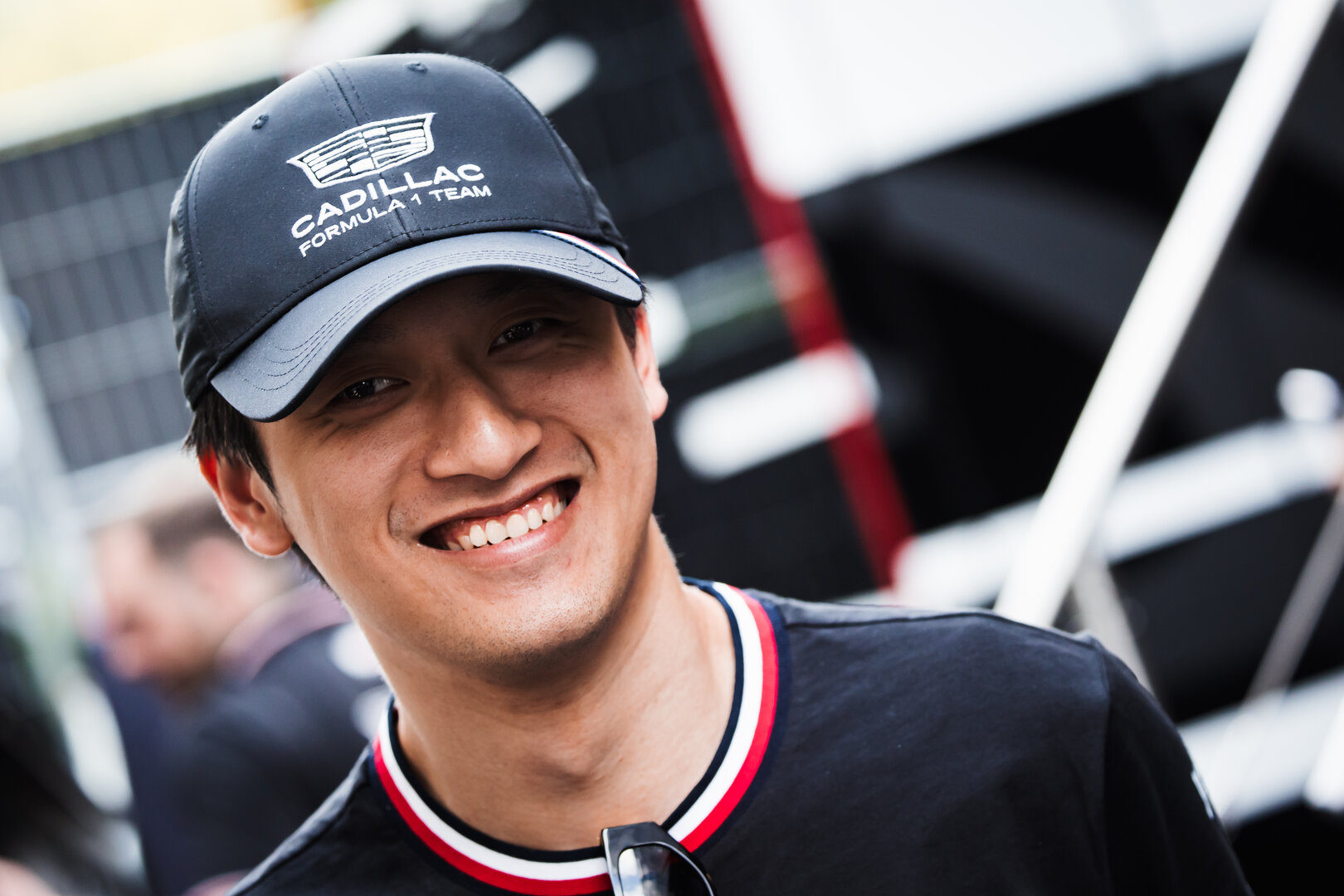 GP BELGIO, Zhou Guanyu (CHN) Cadillac Formula 1 Team Reserve Driver.
16.07.2026. Formula 1 World Championship, Rd 10, Belgian Grand Prix, Spa Francorchamps, Belgium, Preparation Day.
- www.xpbimages.com, EMail: requests@xpbimages.com © Copyright: Bearne / XPB Images