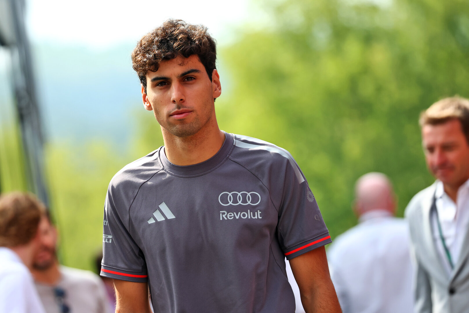 GP BELGIO, Gabriel Bortoleto (BRA) Audi F1 Team.
17.07.2026. Formula 1 World Championship, Rd 10, Belgian Grand Prix, Spa Francorchamps, Belgium, Practice Day.
- www.xpbimages.com, EMail: requests@xpbimages.com © Copyright: Bearne / XPB Images