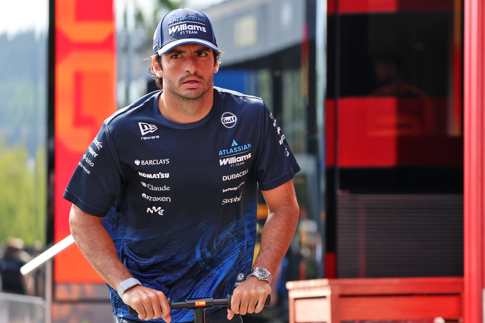 GP BELGIO, Carlos Sainz (ESP) Williams F1 Team.
17.07.2026. Formula 1 World Championship, Rd 10, Belgian Grand Prix, Spa Francorchamps, Belgium, Practice Day.
- www.xpbimages.com, EMail: requests@xpbimages.com © Copyright: Batchelor / XPB Images