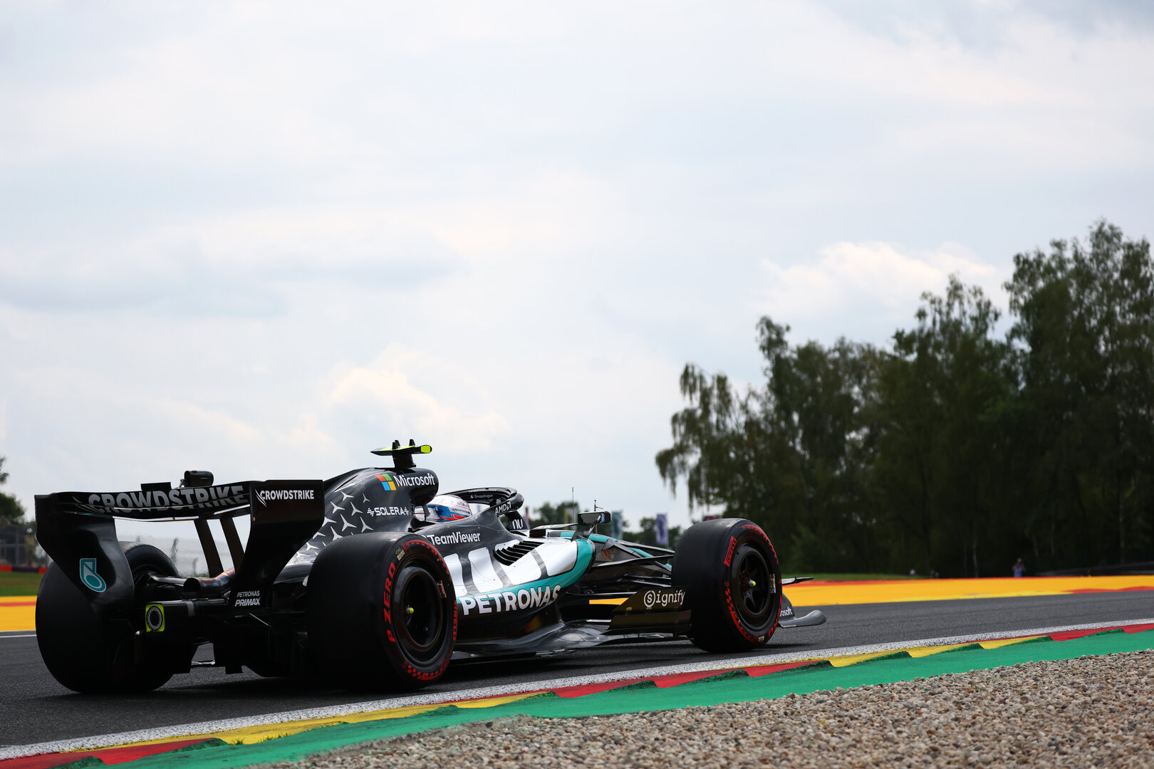 GP BELGIO, Andrea Kimi Antonelli (ITA) Mercedes AMG Formula One Team W17.
17.07.2026. Formula 1 World Championship, Rd 10, Belgian Grand Prix, Spa Francorchamps, Belgium, Practice Day.
- www.xpbimages.com, EMail: requests@xpbimages.com © Copyright: Bearne / XPB Images