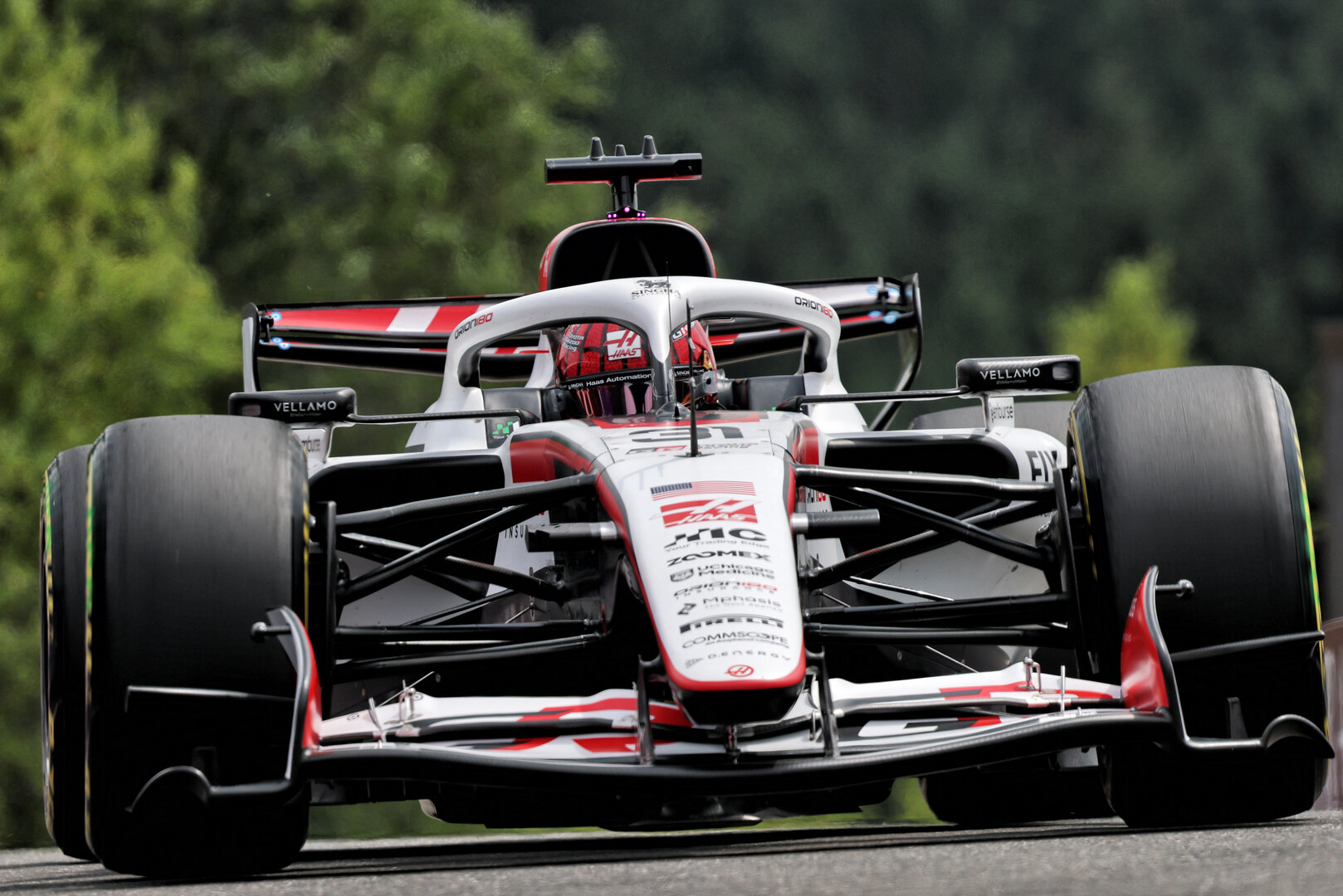 GP BELGIO, Esteban Ocon (FRA) Haas F1 Team VF-26.
17.07.2026. Formula 1 World Championship, Rd 10, Belgian Grand Prix, Spa Francorchamps, Belgium, Practice Day.
- www.xpbimages.com, EMail: requests@xpbimages.com © Copyright: Batchelor / XPB Images