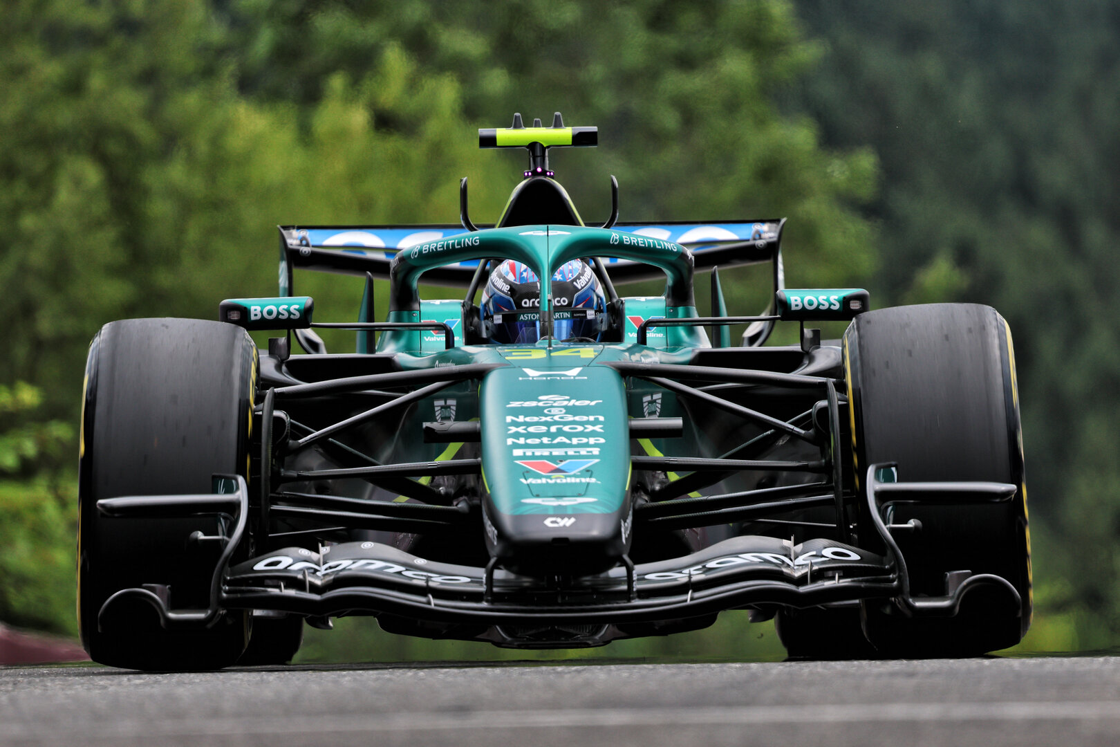 GP BELGIO, Jak Crawford (USA) Aston Martin F1 Team AMR26 Reserve Driver.
17.07.2026. Formula 1 World Championship, Rd 10, Belgian Grand Prix, Spa Francorchamps, Belgium, Practice Day.
- www.xpbimages.com, EMail: requests@xpbimages.com © Copyright: Batchelor / XPB Images