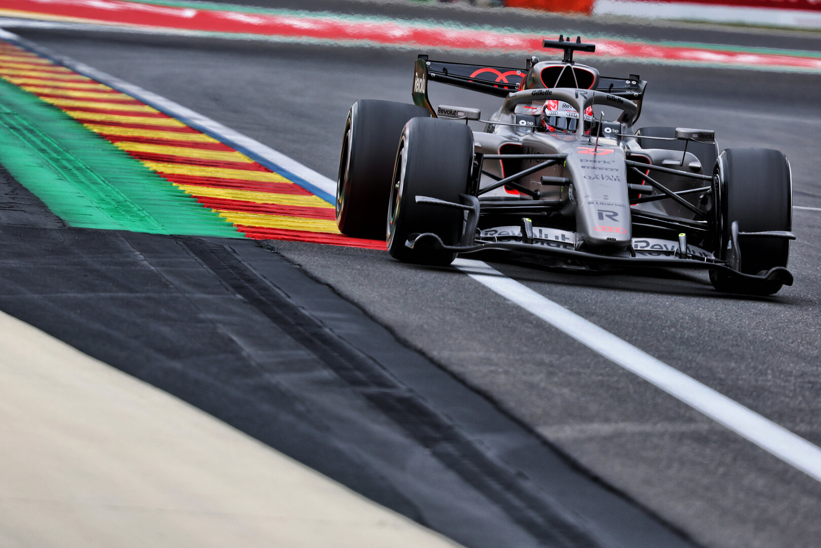 GP BELGIO, Nico Hulkenberg (GER) Audi F1 Team R26.
17.07.2026. Formula 1 World Championship, Rd 10, Belgian Grand Prix, Spa Francorchamps, Belgium, Practice Day.
- www.xpbimages.com, EMail: requests@xpbimages.com © Copyright: Batchelor / XPB Images