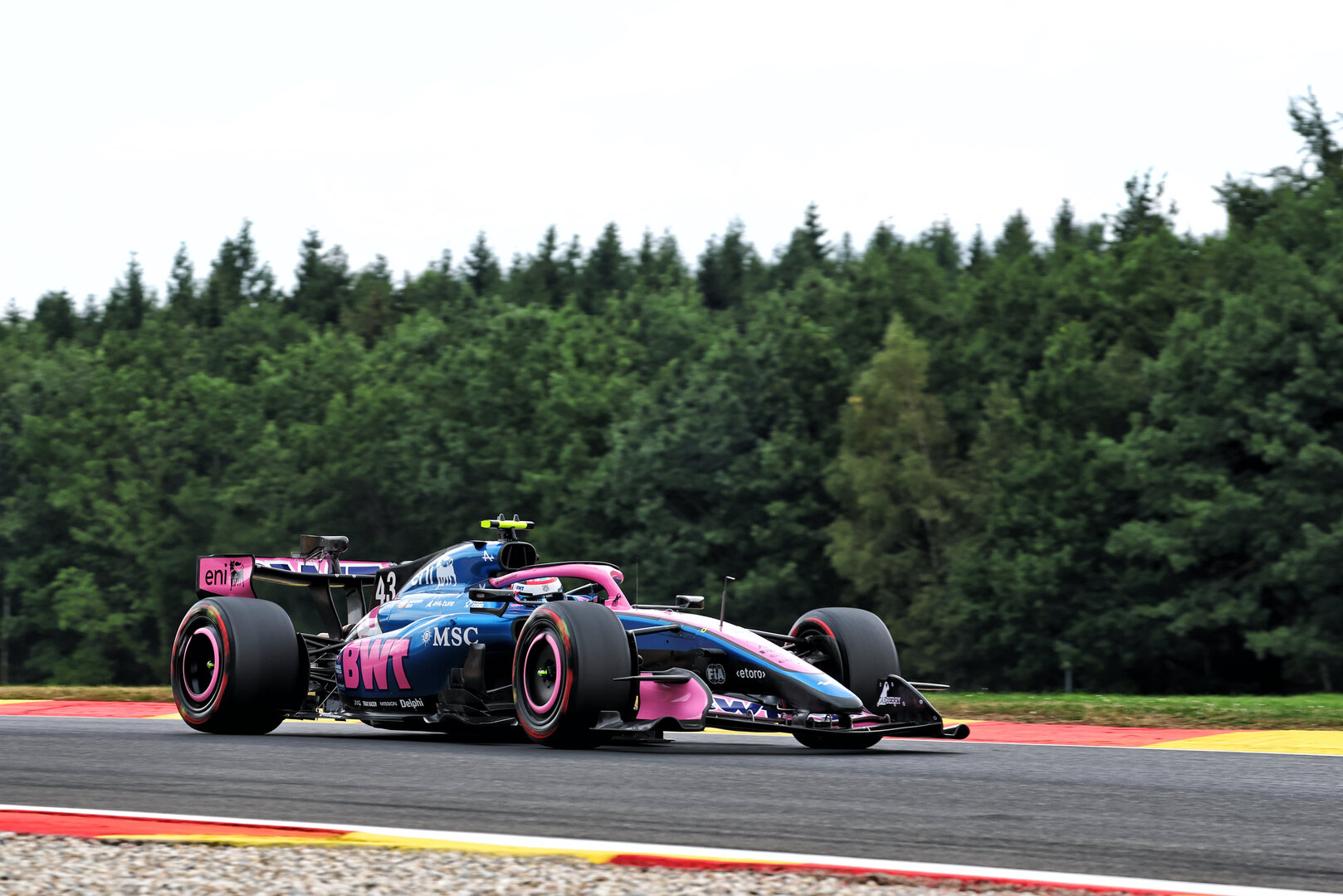 GP BELGIO, Franco Colapinto (ARG) Alpine F1 Team A526.
17.07.2026. Formula 1 World Championship, Rd 10, Belgian Grand Prix, Spa Francorchamps, Belgium, Practice Day.
- www.xpbimages.com, EMail: requests@xpbimages.com © Copyright: Bearne / XPB Images