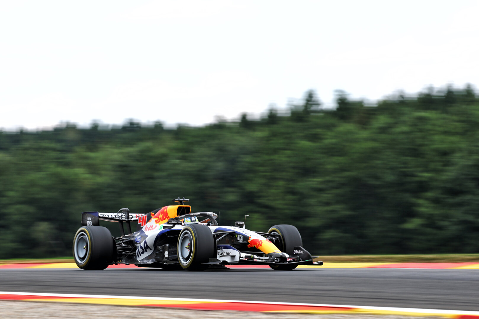 GP BELGIO, Arvid Lindblad (GBR) Racing Bulls Formula One Team VCARB 03.
17.07.2026. Formula 1 World Championship, Rd 10, Belgian Grand Prix, Spa Francorchamps, Belgium, Practice Day.
- www.xpbimages.com, EMail: requests@xpbimages.com © Copyright: Bearne / XPB Images