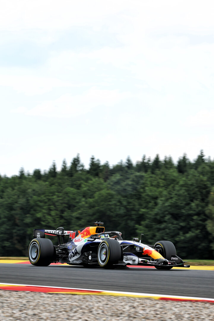 GP BELGIO, Arvid Lindblad (GBR) Racing Bulls Formula One Team VCARB 03.
17.07.2026. Formula 1 World Championship, Rd 10, Belgian Grand Prix, Spa Francorchamps, Belgium, Practice Day.
- www.xpbimages.com, EMail: requests@xpbimages.com © Copyright: Bearne / XPB Images