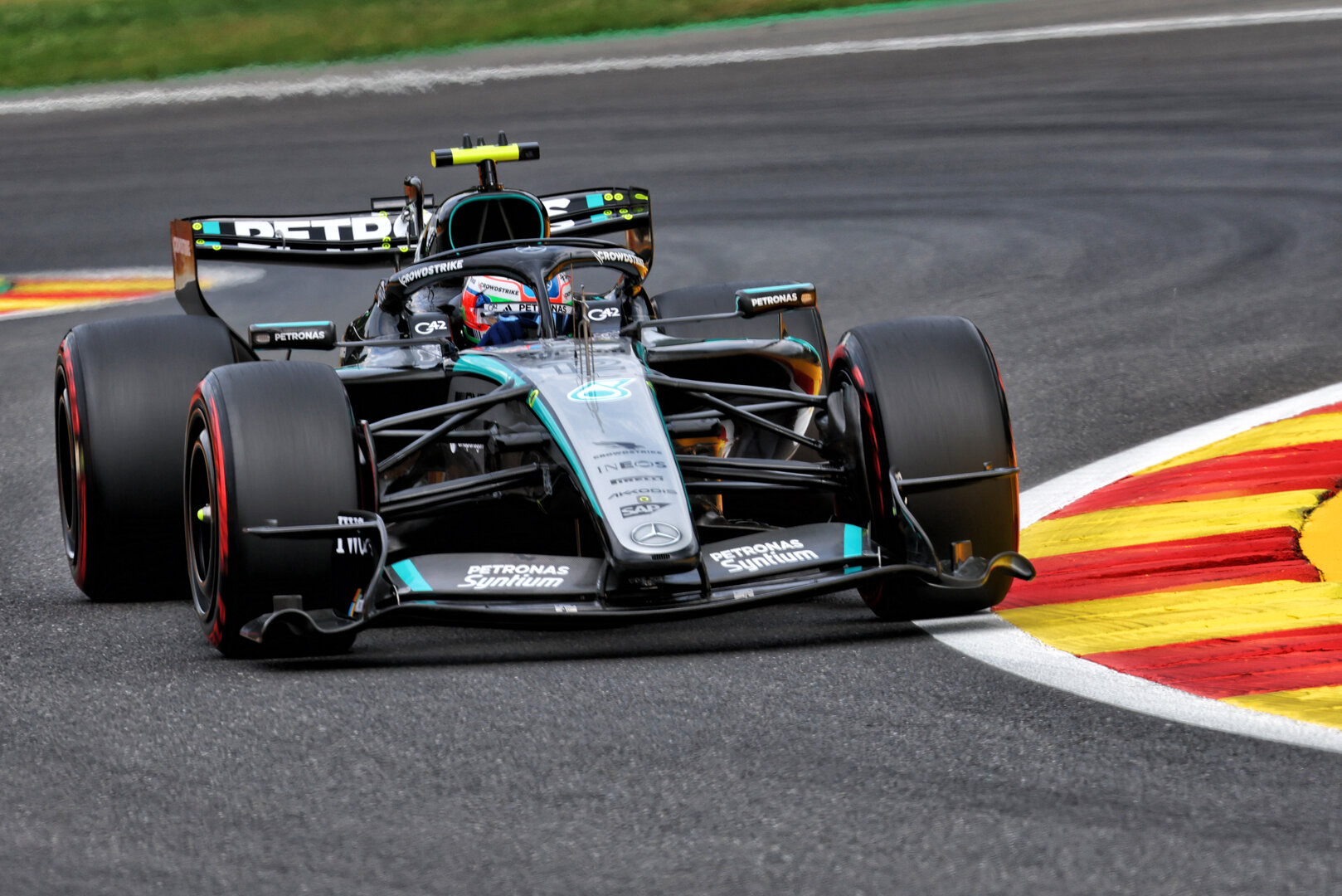 GP BELGIO, Andrea Kimi Antonelli (ITA) Mercedes AMG Formula One Team W17.
17.07.2026. Formula 1 World Championship, Rd 10, Belgian Grand Prix, Spa Francorchamps, Belgium, Practice Day.
- www.xpbimages.com, EMail: requests@xpbimages.com © Copyright: Bearne / XPB Images