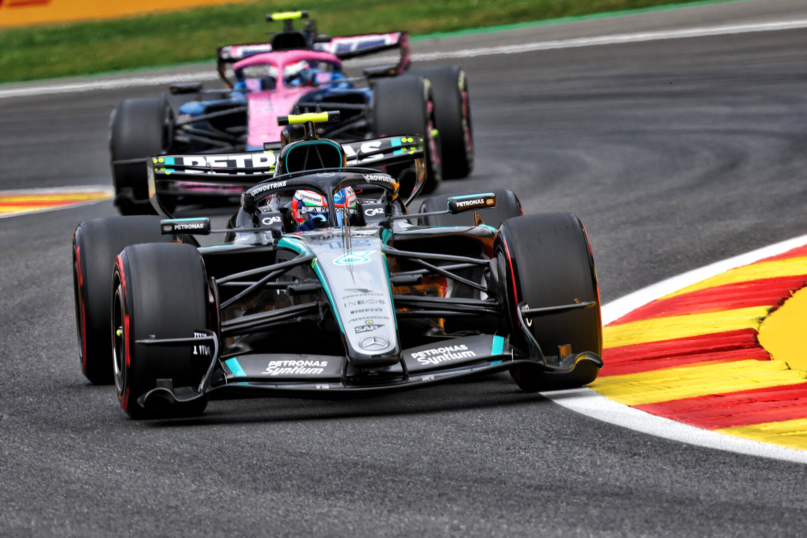 GP BELGIO, Andrea Kimi Antonelli (ITA) Mercedes AMG Formula One Team W17.
17.07.2026. Formula 1 World Championship, Rd 10, Belgian Grand Prix, Spa Francorchamps, Belgium, Practice Day.
- www.xpbimages.com, EMail: requests@xpbimages.com © Copyright: Bearne / XPB Images