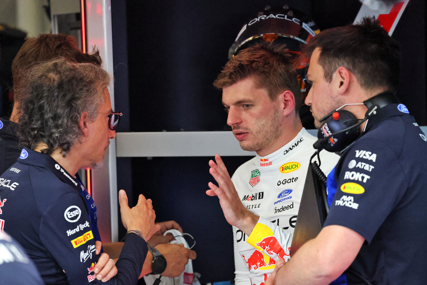 GP BELGIO, (L to R): Laurent Mekies (FRA) Red Bull Racing Team Principal e CEO with Max Verstappen (NLD) Red Bull Racing.
17.07.2026. Formula 1 World Championship, Rd 10, Belgian Grand Prix, Spa Francorchamps, Belgium, Practice Day.
- www.xpbimages.com, EMail: requests@xpbimages.com © Copyright: Batchelor / XPB Images