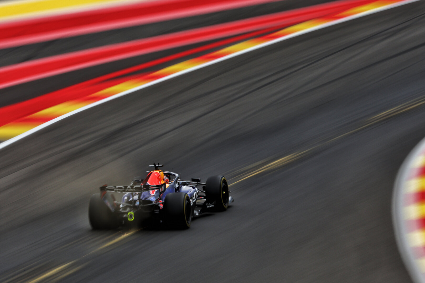 GP BELGIO, Max Verstappen (NLD) Red Bull Racing RB22.
17.07.2026. Formula 1 World Championship, Rd 10, Belgian Grand Prix, Spa Francorchamps, Belgium, Practice Day.
 - www.xpbimages.com, EMail: requests@xpbimages.com © Copyright: Patching / XPB Images