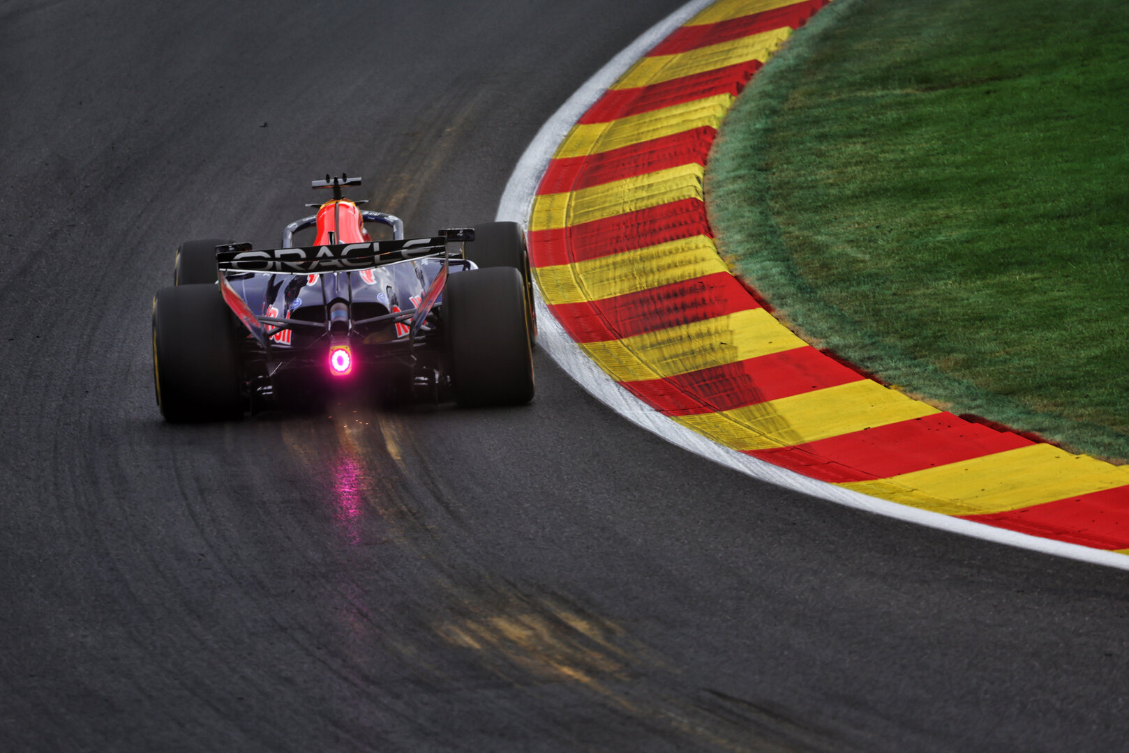 GP BELGIO, Max Verstappen (NLD) Red Bull Racing RB22.
17.07.2026. Formula 1 World Championship, Rd 10, Belgian Grand Prix, Spa Francorchamps, Belgium, Practice Day.
- www.xpbimages.com, EMail: requests@xpbimages.com © Copyright: Patching / XPB Images