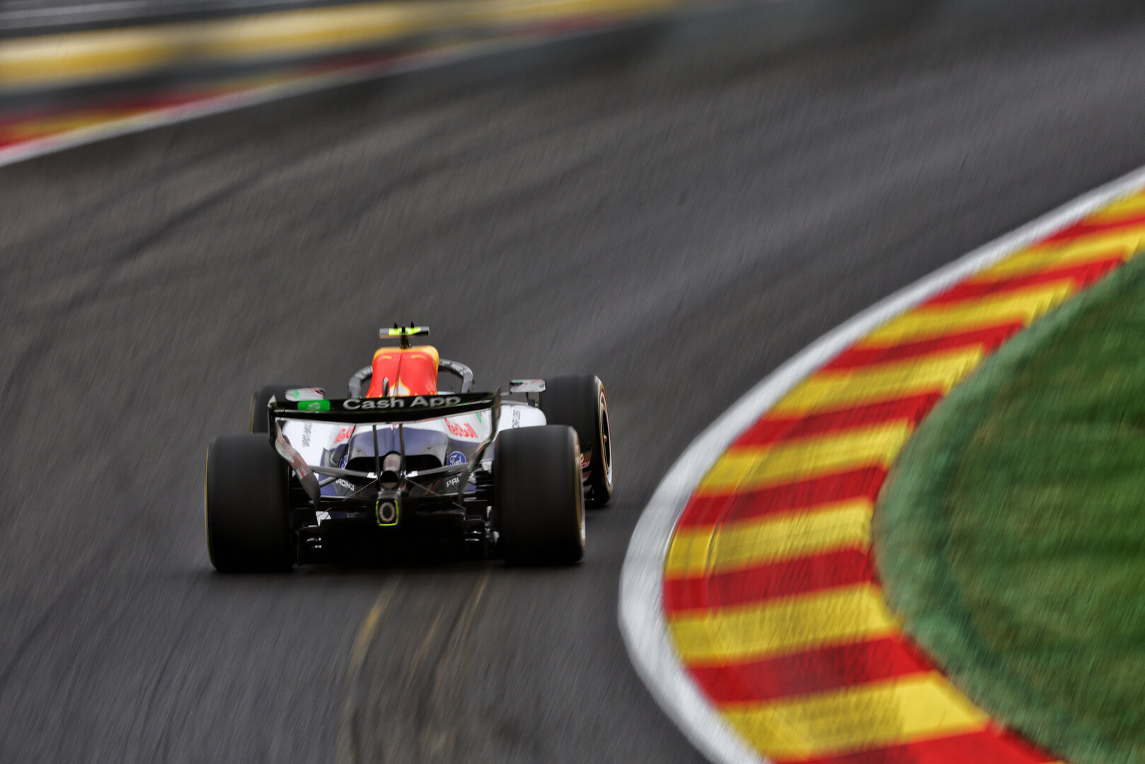 GP BELGIO, Liam Lawson (NZL) Racing Bulls Formula One Team VCARB 03.
17.07.2026. Formula 1 World Championship, Rd 10, Belgian Grand Prix, Spa Francorchamps, Belgium, Practice Day.
 - www.xpbimages.com, EMail: requests@xpbimages.com © Copyright: Patching / XPB Images