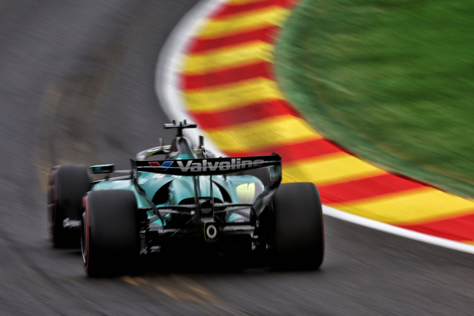 GP BELGIO, Lance Stroll (CDN) Aston Martin F1 Team AMR26.
17.07.2026. Formula 1 World Championship, Rd 10, Belgian Grand Prix, Spa Francorchamps, Belgium, Practice Day.
 - www.xpbimages.com, EMail: requests@xpbimages.com © Copyright: Patching / XPB Images