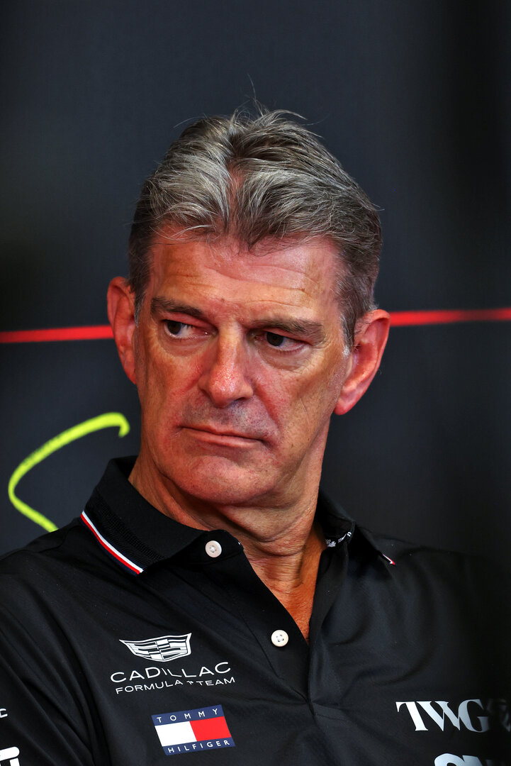 GP BELGIO, Graeme Lowdon (GBR) Cadillac Formula 1 Team, Team Principal in the FIA Press Conference.
17.07.2026. Formula 1 World Championship, Rd 10, Belgian Grand Prix, Spa Francorchamps, Belgium, Practice Day.
 - www.xpbimages.com, EMail: requests@xpbimages.com © Copyright: Patching / XPB Images