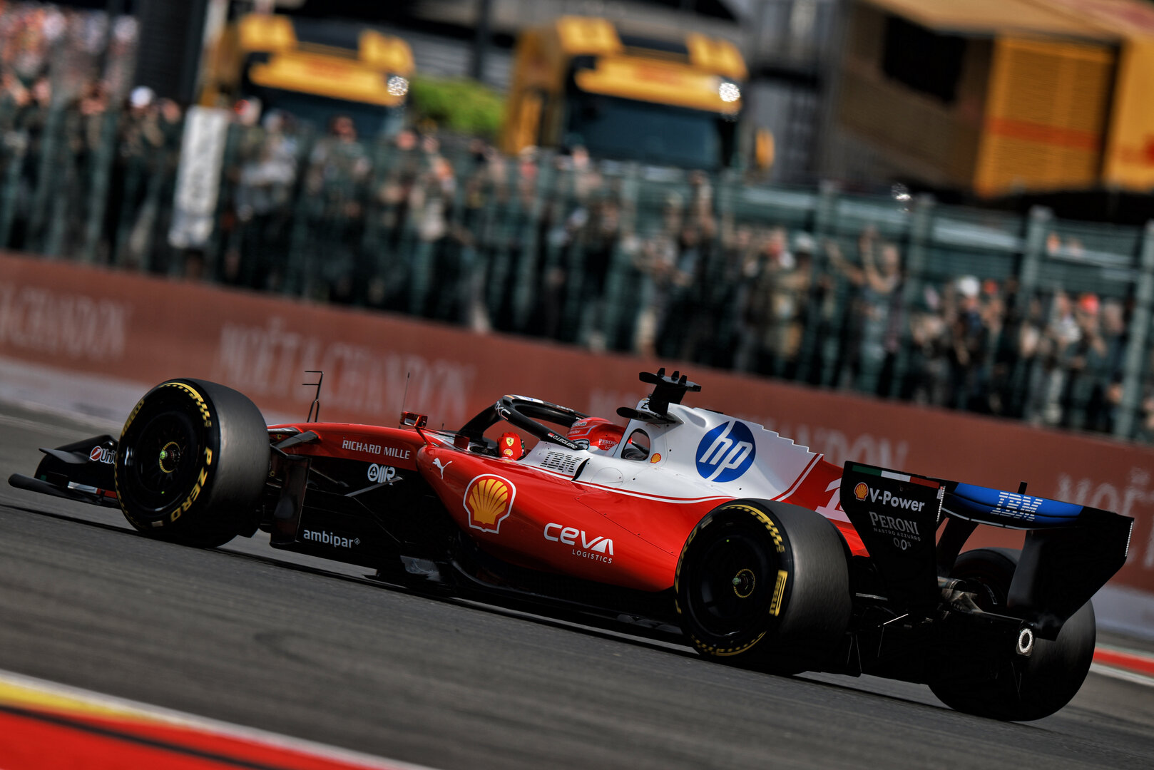 GP BELGIO, Charles Leclerc (MON) Ferrari SF-26.
17.07.2026. Formula 1 World Championship, Rd 10, Belgian Grand Prix, Spa Francorchamps, Belgium, Practice Day.
- www.xpbimages.com, EMail: requests@xpbimages.com © Copyright: Charniaux / XPB Images