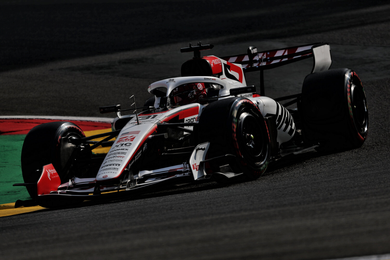 GP BELGIO, Esteban Ocon (FRA) Haas F1 Team VF-26.
17.07.2026. Formula 1 World Championship, Rd 10, Belgian Grand Prix, Spa Francorchamps, Belgium, Practice Day.
- www.xpbimages.com, EMail: requests@xpbimages.com © Copyright: Charniaux / XPB Images
