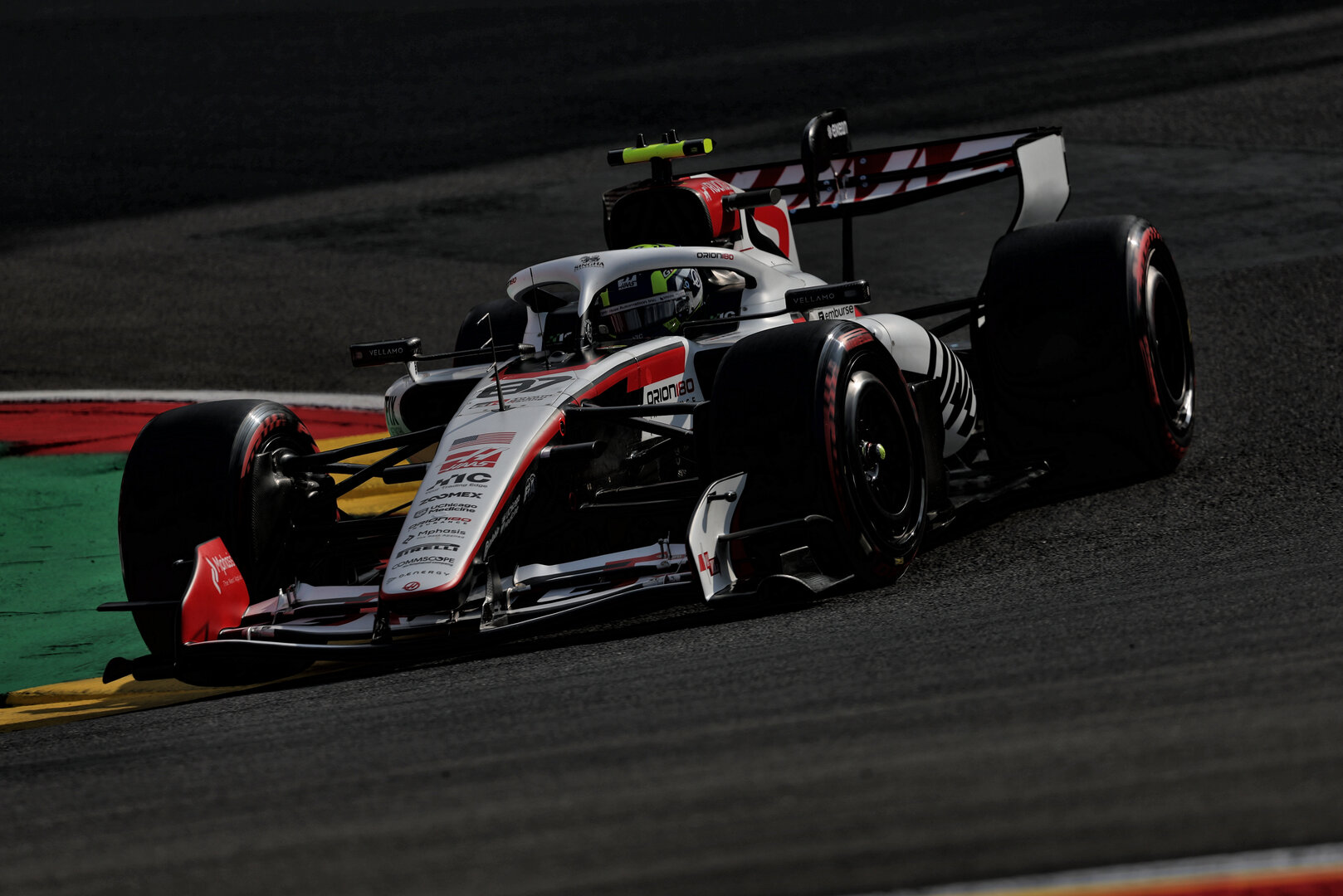 GP BELGIO, Oliver Bearman (GBR) Haas F1 Team VF-26.
17.07.2026. Formula 1 World Championship, Rd 10, Belgian Grand Prix, Spa Francorchamps, Belgium, Practice Day.
- www.xpbimages.com, EMail: requests@xpbimages.com © Copyright: Charniaux / XPB Images