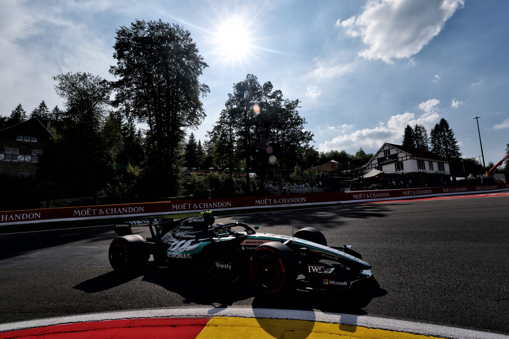 GP BELGIO, Andrea Kimi Antonelli (ITA) Mercedes AMG Formula One Team W17.
17.07.2026. Formula 1 World Championship, Rd 10, Belgian Grand Prix, Spa Francorchamps, Belgium, Practice Day.
- www.xpbimages.com, EMail: requests@xpbimages.com © Copyright: Bearne / XPB Images