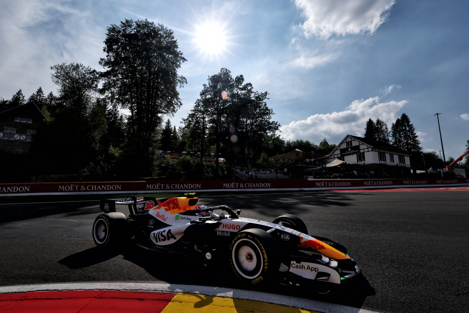 GP BELGIO, Liam Lawson (NZL) Racing Bulls Formula One Team VCARB 03.
17.07.2026. Formula 1 World Championship, Rd 10, Belgian Grand Prix, Spa Francorchamps, Belgium, Practice Day.
- www.xpbimages.com, EMail: requests@xpbimages.com © Copyright: Bearne / XPB Images