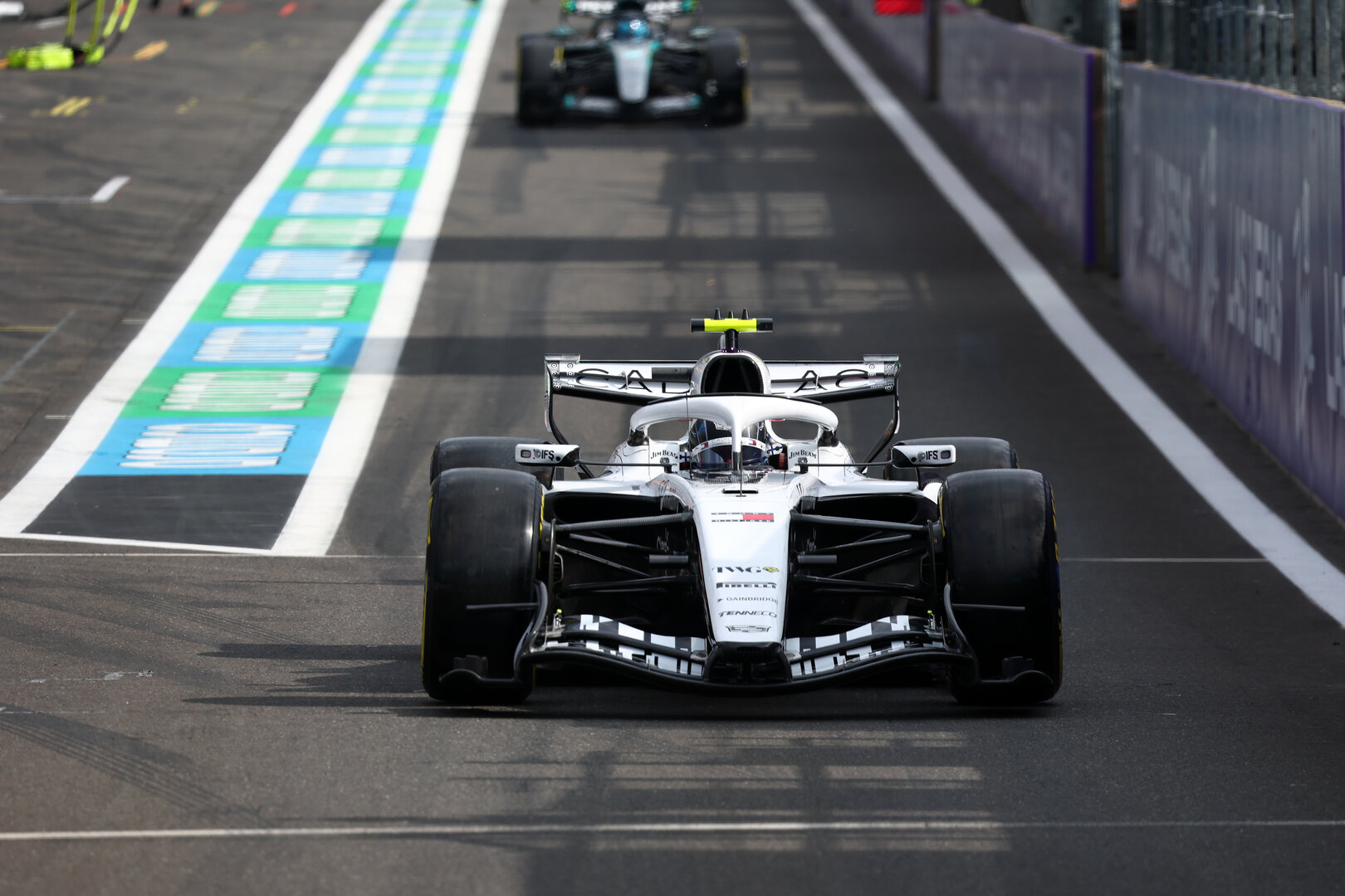 GP BELGIO, Valtteri Bottas (FIN) Cadillac Formula 1 Team MAC-26 leaves the pits.
17.07.2026. Formula 1 World Championship, Rd 10, Belgian Grand Prix, Spa Francorchamps, Belgium, Practice Day.
- www.xpbimages.com, EMail: requests@xpbimages.com © Copyright: Bearne / XPB Images