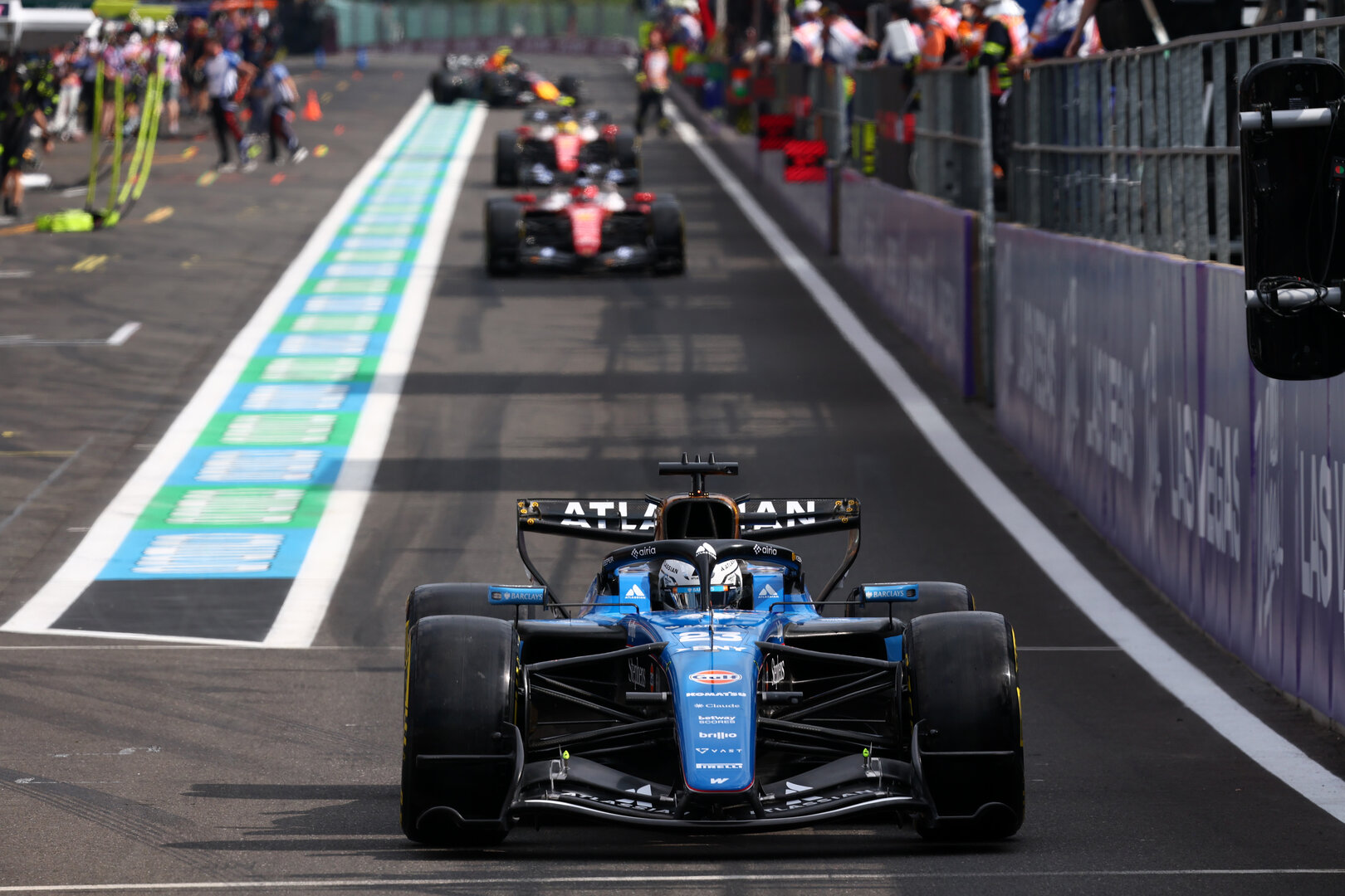 GP BELGIO, Alexander Albon (THA) Williams F1 Team FW48 leaves the pits.
17.07.2026. Formula 1 World Championship, Rd 10, Belgian Grand Prix, Spa Francorchamps, Belgium, Practice Day.
- www.xpbimages.com, EMail: requests@xpbimages.com © Copyright: Bearne / XPB Images