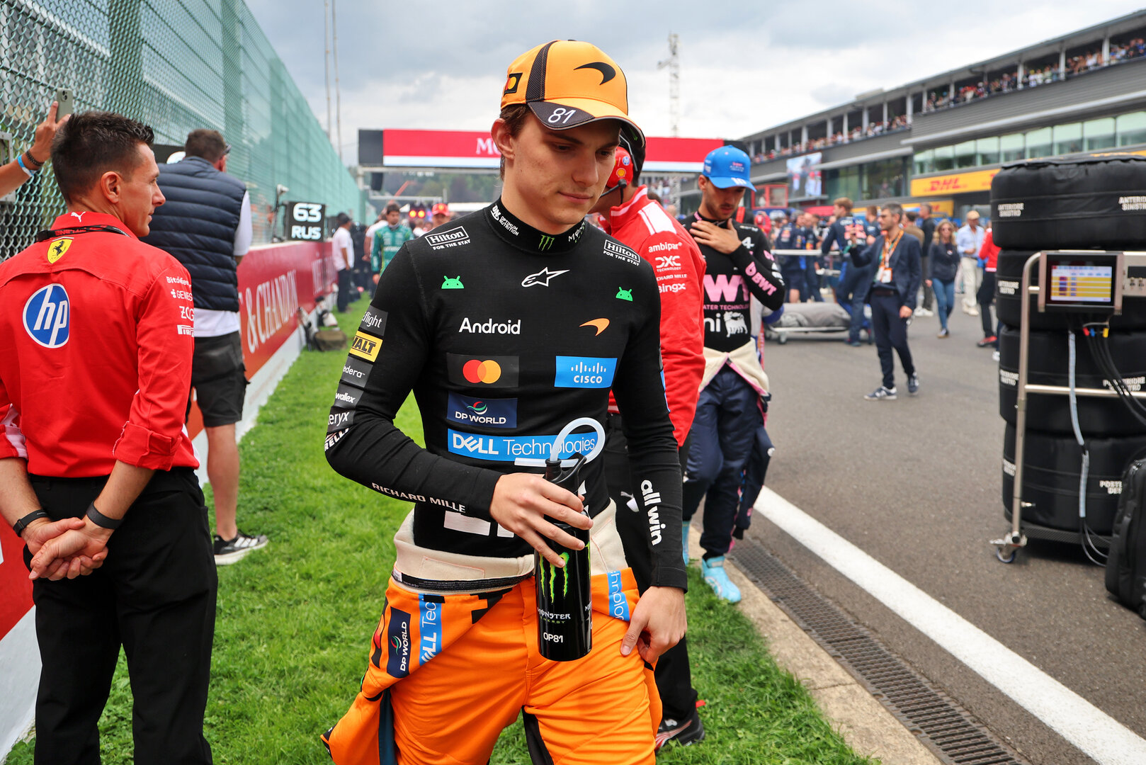 GP BELGIO, Oscar Piastri (AUS) McLaren F1 Team on the grid.
19.07.2026. Formula 1 World Championship, Rd 10, Belgian Grand Prix, Spa Francorchamps, Belgium, Gara Day.
- www.xpbimages.com, EMail: requests@xpbimages.com © Copyright: Batchelor / XPB Images