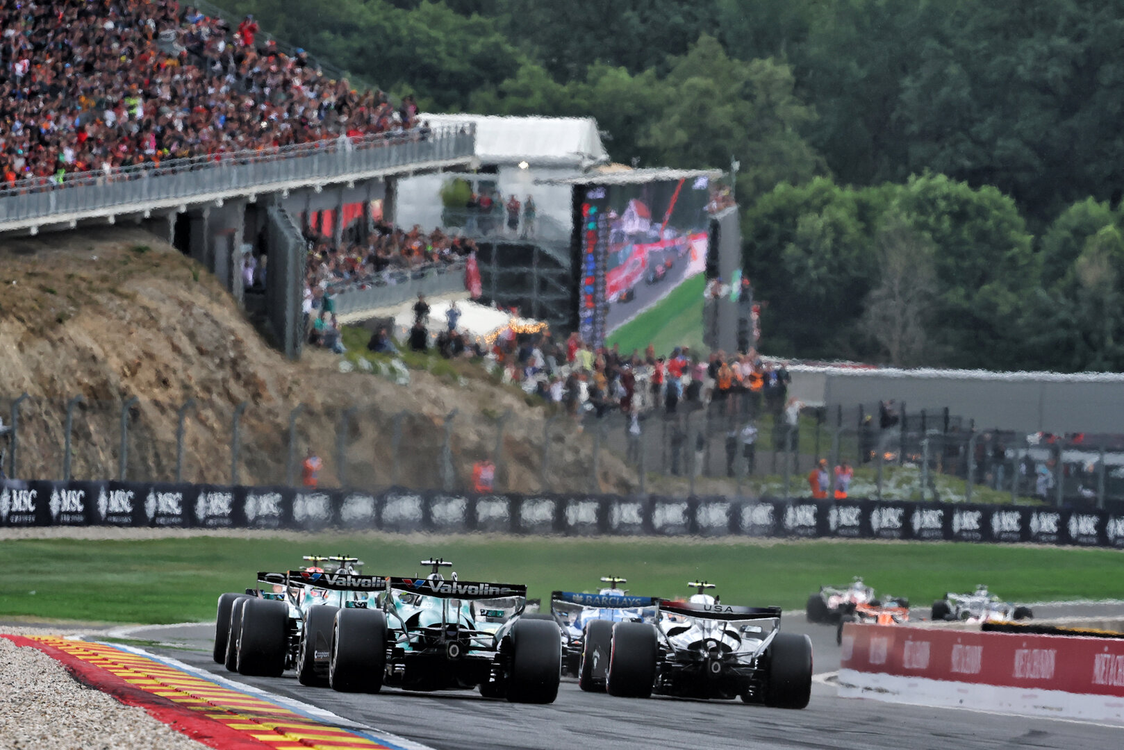GP BELGIO, Lance Stroll (CDN) Aston Martin F1 Team AMR26 at the partenza of the race.
19.07.2026. Formula 1 World Championship, Rd 10, Belgian Grand Prix, Spa Francorchamps, Belgium, Gara Day.
- www.xpbimages.com, EMail: requests@xpbimages.com © Copyright: Bearne / XPB Images