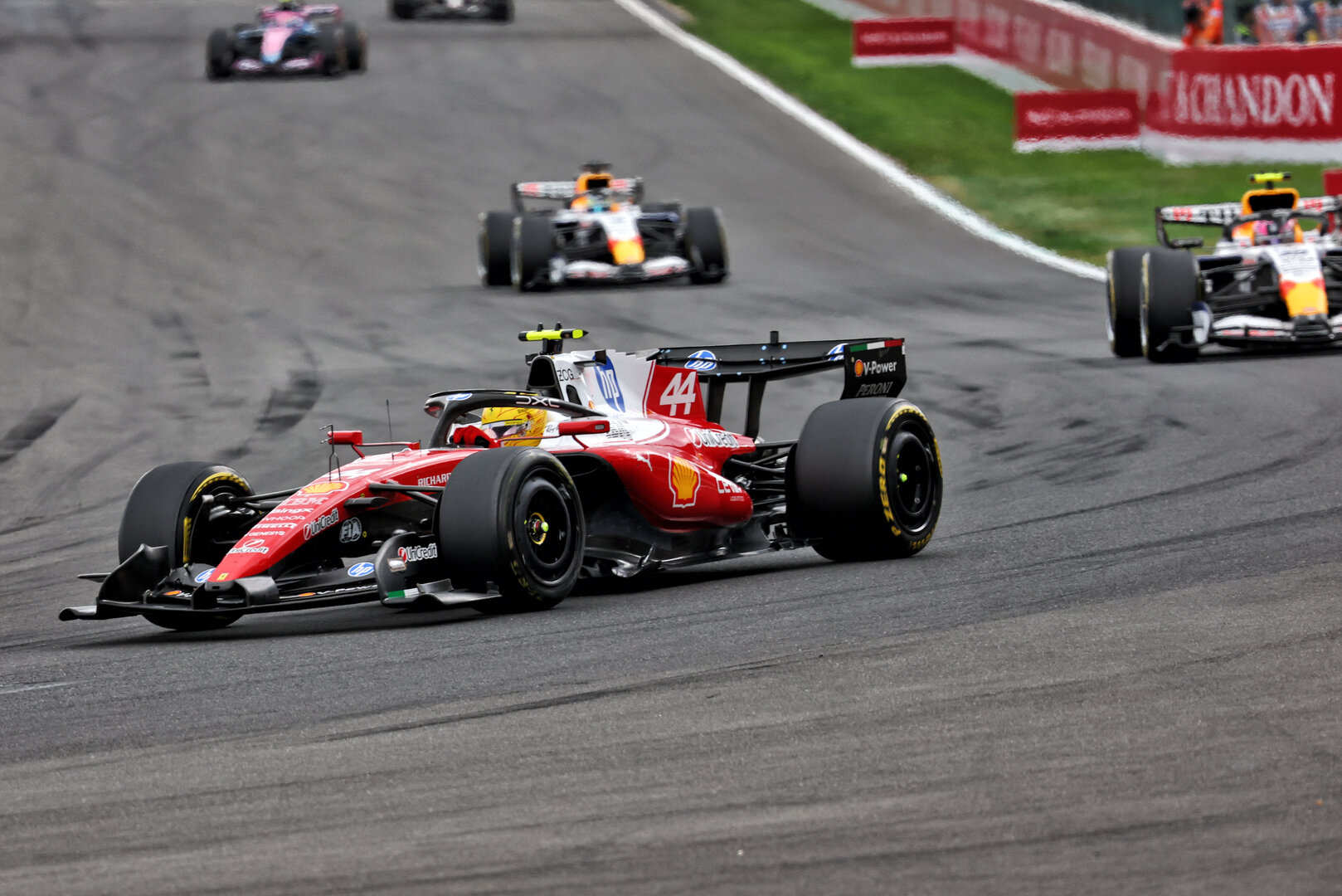 GP BELGIO, Lewis Hamilton (GBR) Ferrari SF-26.
19.07.2026. Formula 1 World Championship, Rd 10, Belgian Grand Prix, Spa Francorchamps, Belgium, Gara Day.
- www.xpbimages.com, EMail: requests@xpbimages.com © Copyright: Bearne / XPB Images