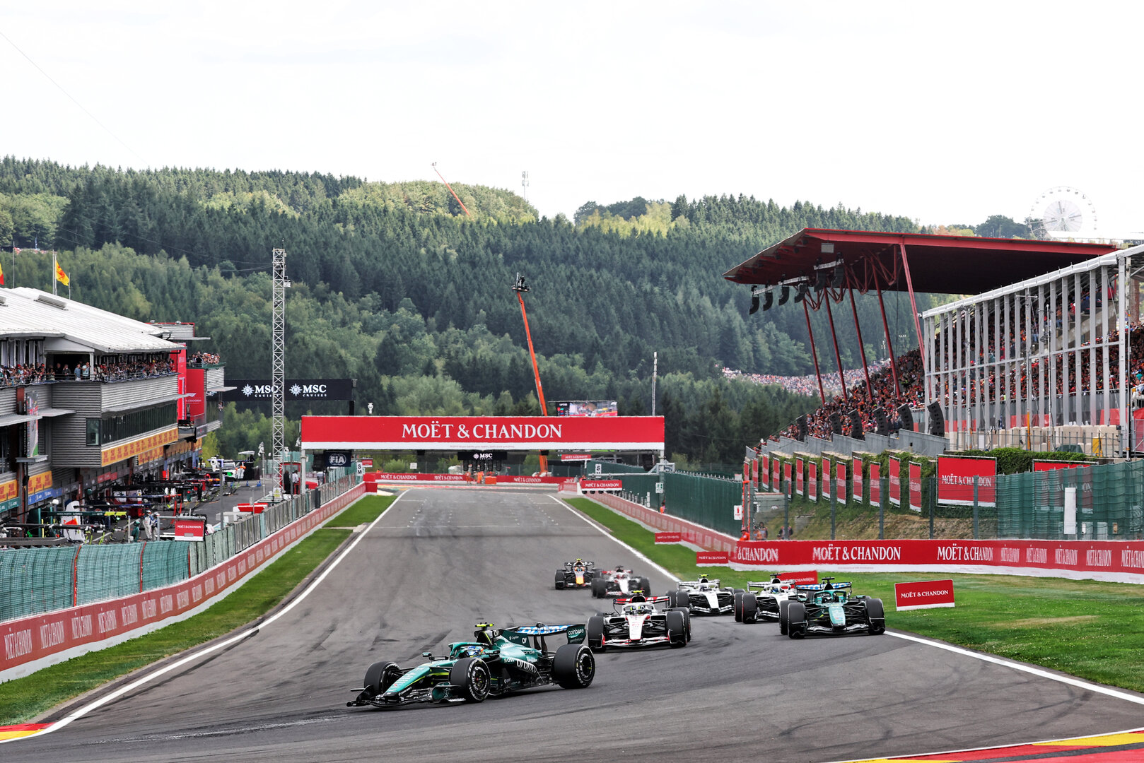 GP BELGIO, Andrea Kimi Antonelli (ITA) Mercedes AMG Formula One Team W17.
19.07.2026. Formula 1 World Championship, Rd 10, Belgian Grand Prix, Spa Francorchamps, Belgium, Gara Day.
- www.xpbimages.com, EMail: requests@xpbimages.com © Copyright: Bearne / XPB Images