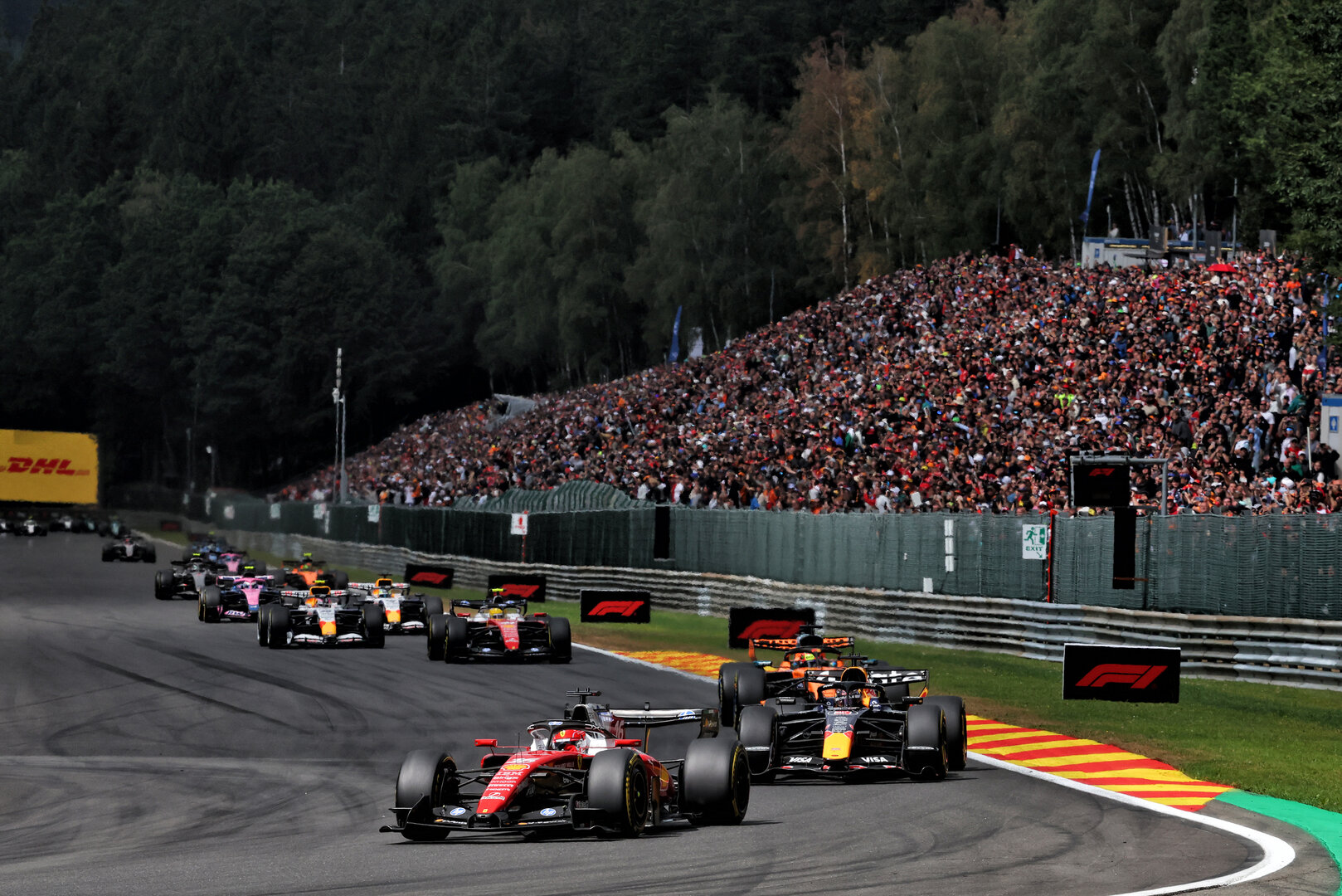 GP BELGIO, Charles Leclerc (MON) Ferrari SF-26.
19.07.2026. Formula 1 World Championship, Rd 10, Belgian Grand Prix, Spa Francorchamps, Belgium, Gara Day.
 - www.xpbimages.com, EMail: requests@xpbimages.com © Copyright: Patching / XPB Images