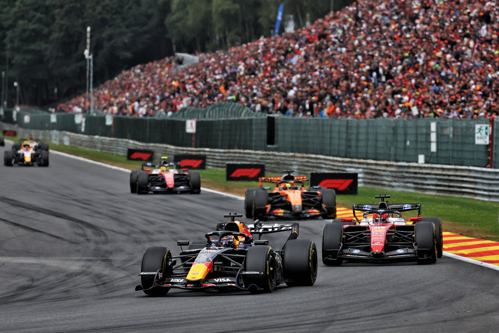 GP BELGIO, Max Verstappen (NLD) Red Bull Racing RB22.
19.07.2026. Formula 1 World Championship, Rd 10, Belgian Grand Prix, Spa Francorchamps, Belgium, Gara Day.
 - www.xpbimages.com, EMail: requests@xpbimages.com © Copyright: Patching / XPB Images
