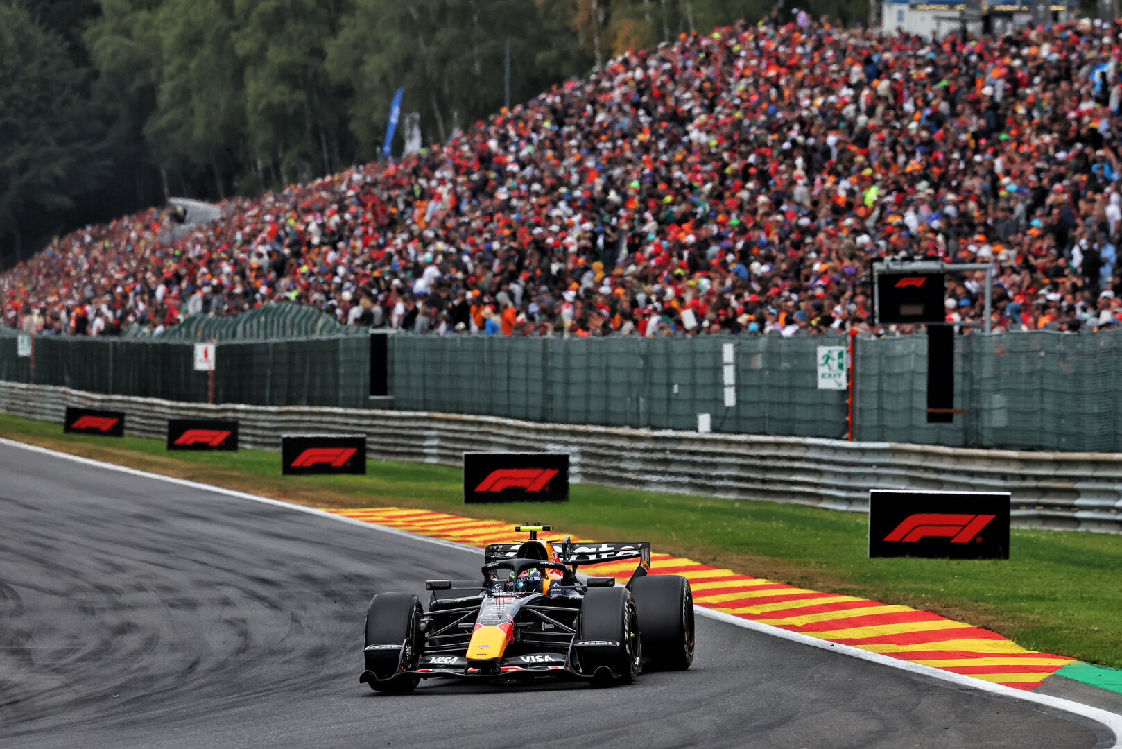 GP BELGIO, Isack Hadjar (FRA) Red Bull Racing RB22.
19.07.2026. Formula 1 World Championship, Rd 10, Belgian Grand Prix, Spa Francorchamps, Belgium, Gara Day.
 - www.xpbimages.com, EMail: requests@xpbimages.com © Copyright: Patching / XPB Images