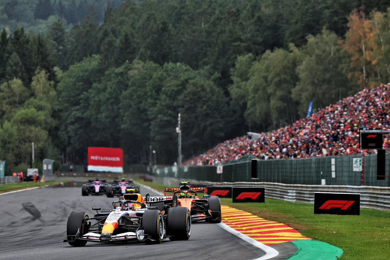 GP BELGIO, Liam Lawson (NZL) Racing Bulls Formula One Team VCARB 03.
19.07.2026. Formula 1 World Championship, Rd 10, Belgian Grand Prix, Spa Francorchamps, Belgium, Gara Day.
 - www.xpbimages.com, EMail: requests@xpbimages.com © Copyright: Patching / XPB Images