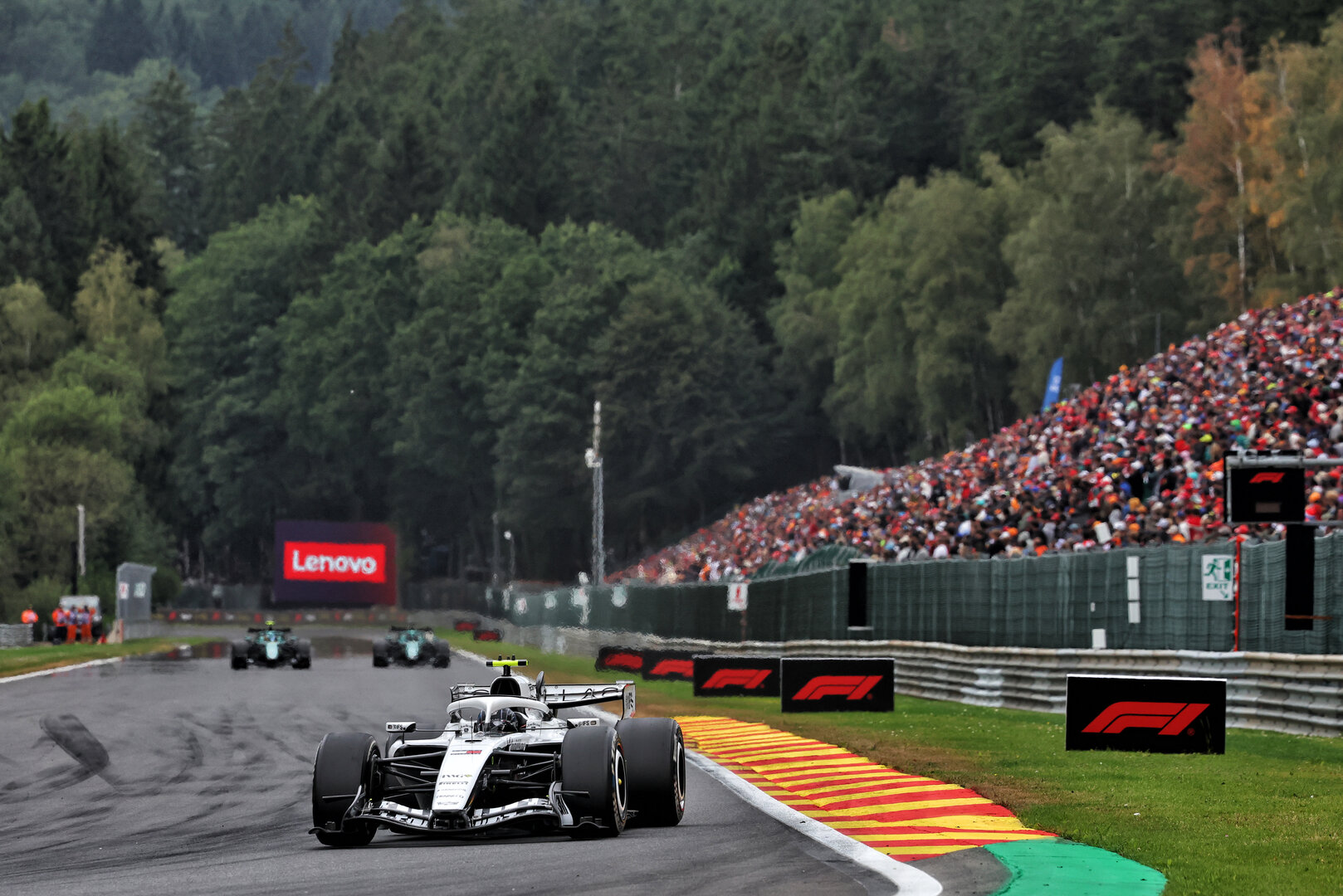 GP BELGIO, Valtteri Bottas (FIN) Cadillac Formula 1 Team MAC-26.
19.07.2026. Formula 1 World Championship, Rd 10, Belgian Grand Prix, Spa Francorchamps, Belgium, Gara Day.
 - www.xpbimages.com, EMail: requests@xpbimages.com © Copyright: Patching / XPB Images