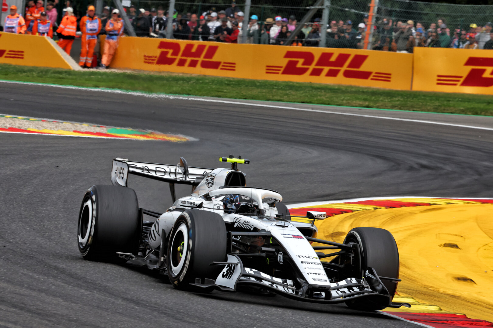 GP BELGIO, Valtteri Bottas (FIN) Cadillac Formula 1 Team MAC-26.
19.07.2026. Formula 1 World Championship, Rd 10, Belgian Grand Prix, Spa Francorchamps, Belgium, Gara Day.
 - www.xpbimages.com, EMail: requests@xpbimages.com © Copyright: Patching / XPB Images