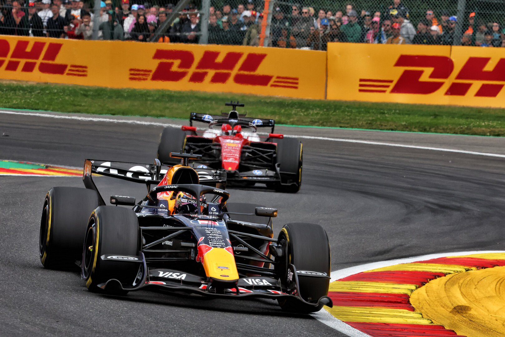 GP BELGIO, Max Verstappen (NLD) Red Bull Racing RB22.
19.07.2026. Formula 1 World Championship, Rd 10, Belgian Grand Prix, Spa Francorchamps, Belgium, Gara Day.
 - www.xpbimages.com, EMail: requests@xpbimages.com © Copyright: Patching / XPB Images