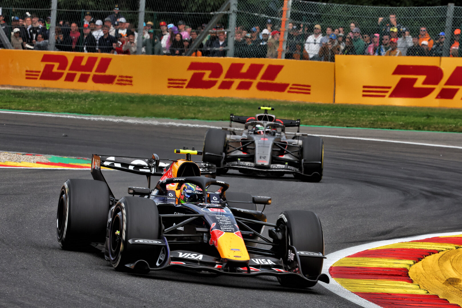 GP BELGIO, Isack Hadjar (FRA) Red Bull Racing RB22.
19.07.2026. Formula 1 World Championship, Rd 10, Belgian Grand Prix, Spa Francorchamps, Belgium, Gara Day.
- www.xpbimages.com, EMail: requests@xpbimages.com © Copyright: Patching / XPB Images