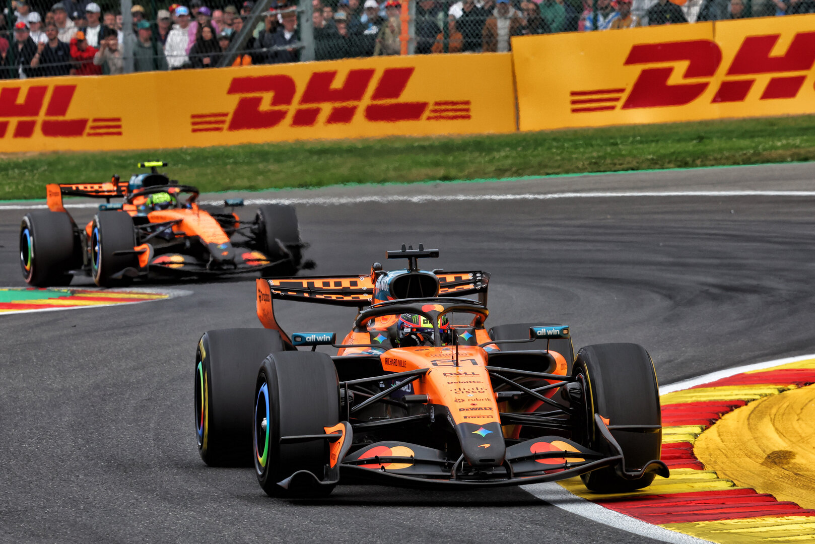 GP BELGIO, Oscar Piastri (AUS) McLaren F1 Team MCL40.
19.07.2026. Formula 1 World Championship, Rd 10, Belgian Grand Prix, Spa Francorchamps, Belgium, Gara Day.
 - www.xpbimages.com, EMail: requests@xpbimages.com © Copyright: Patching / XPB Images